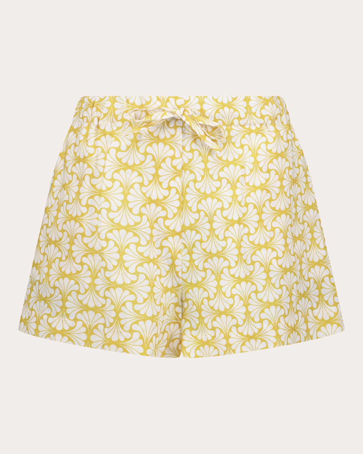 Belen Floral Linen Pull-On Shorts