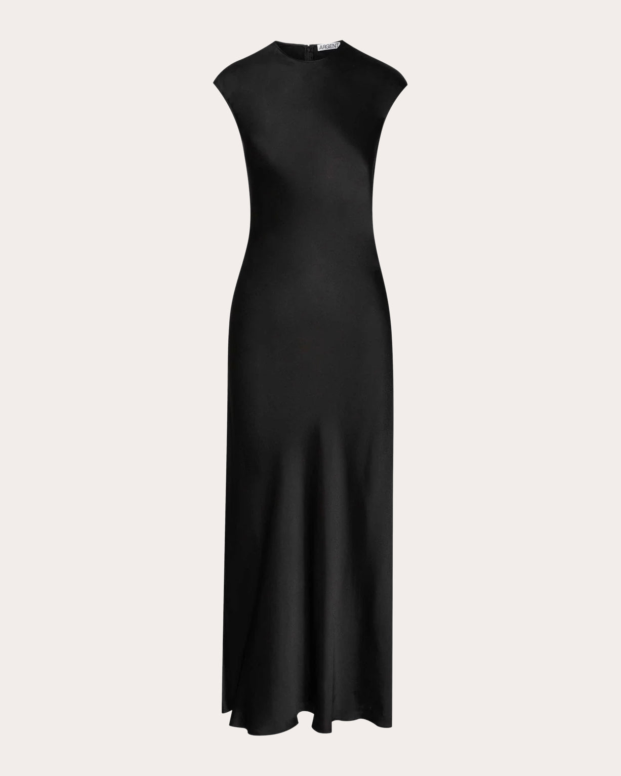 Bias-Cut Satin Maxi Dress
