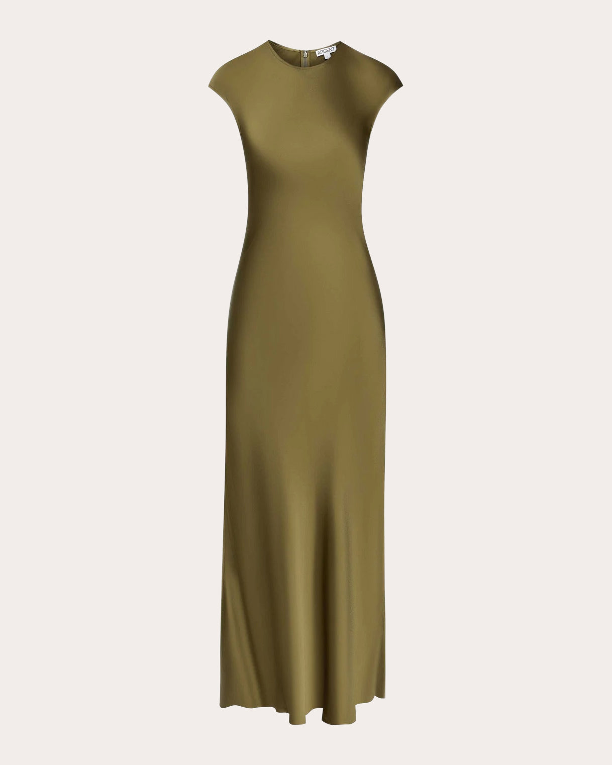 Bias-Cut Satin Maxi Dress