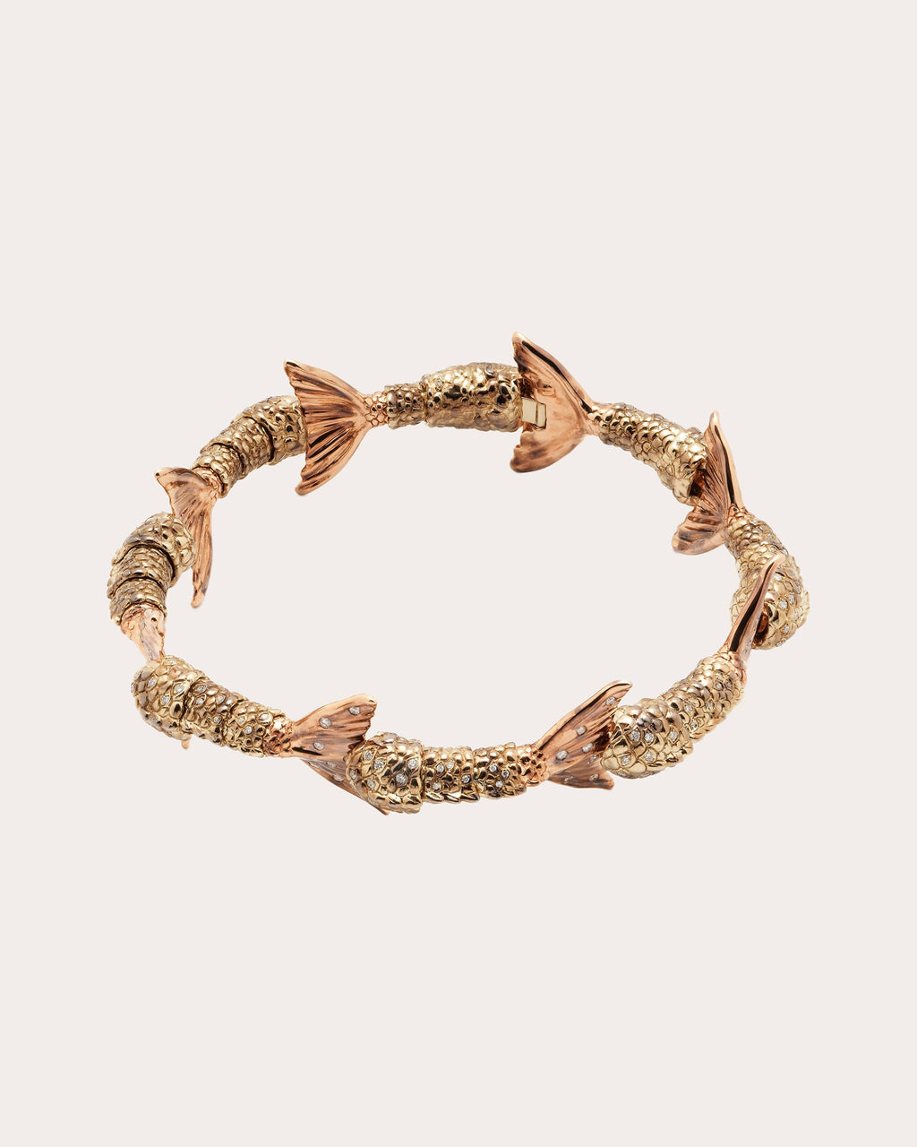 Mermaid Tails 18K Gold Diamond Bracelet