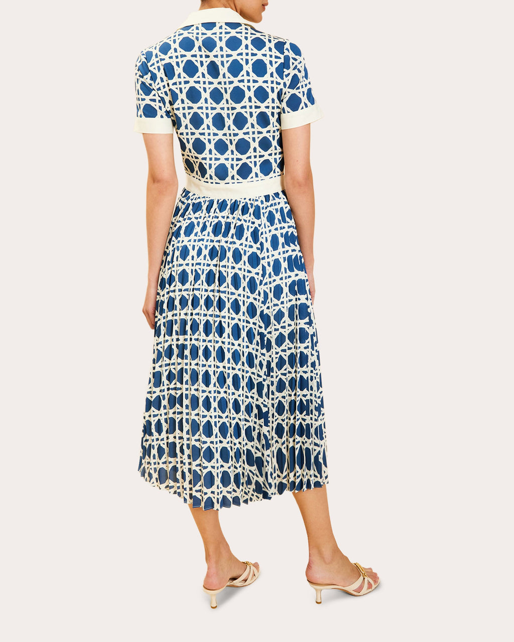 Billie Twill Pleated Shirt Dress