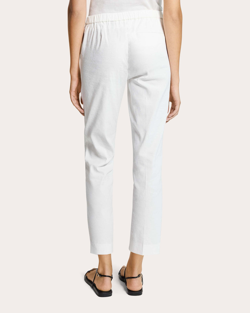 Treeca Good Linen Cropped Pull-On Pants