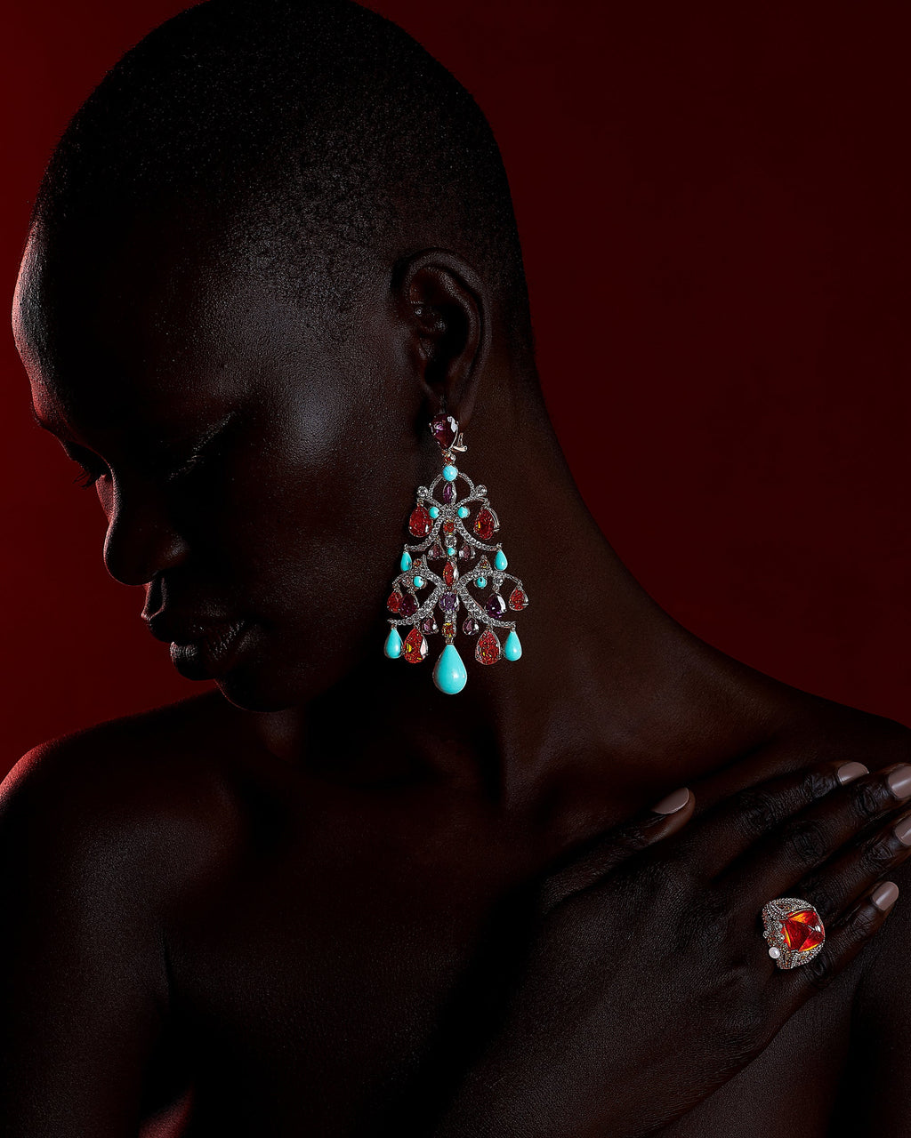Imperial Ivy Chandelier Earrings