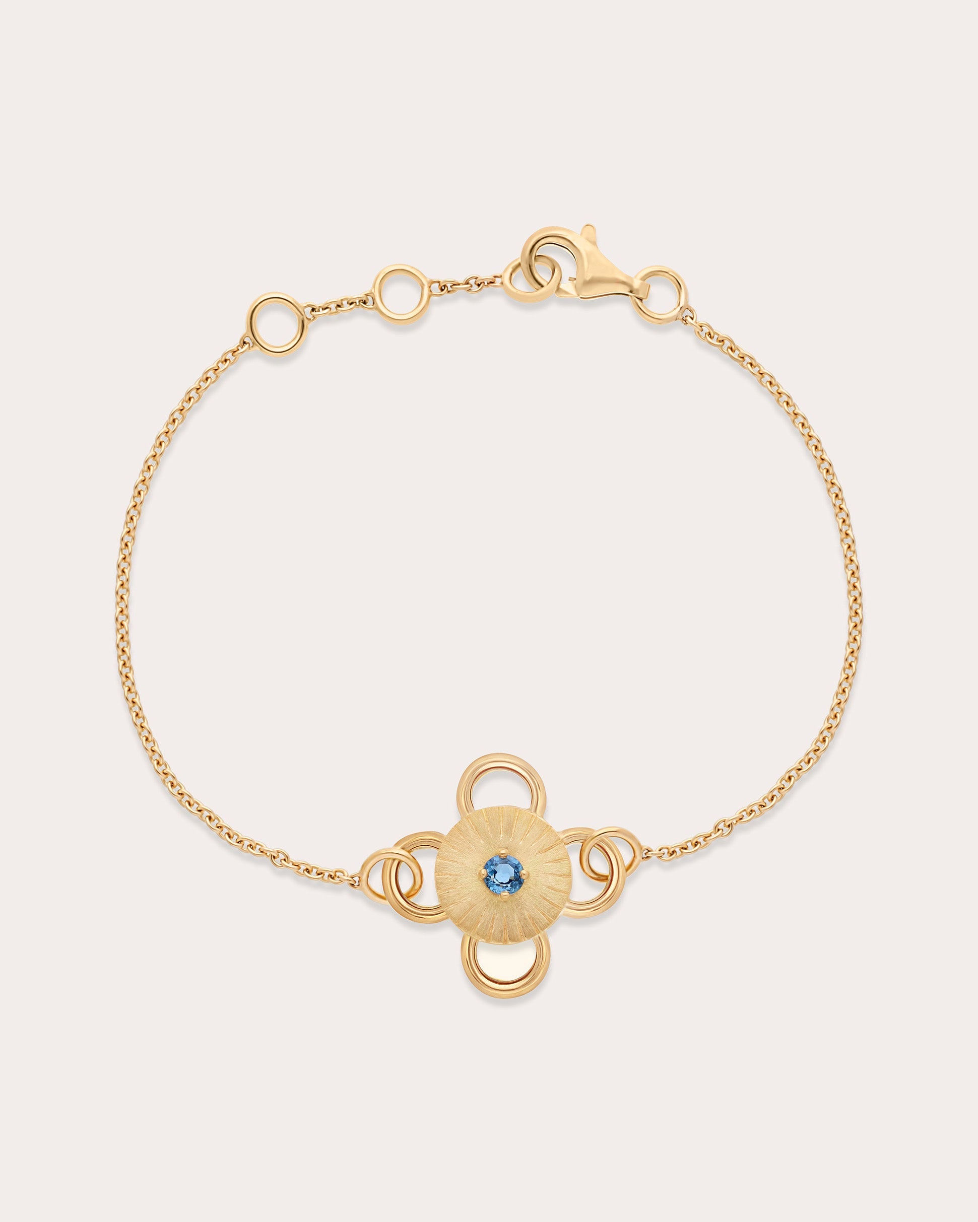 18k Gold Baby Bolt Bracelet