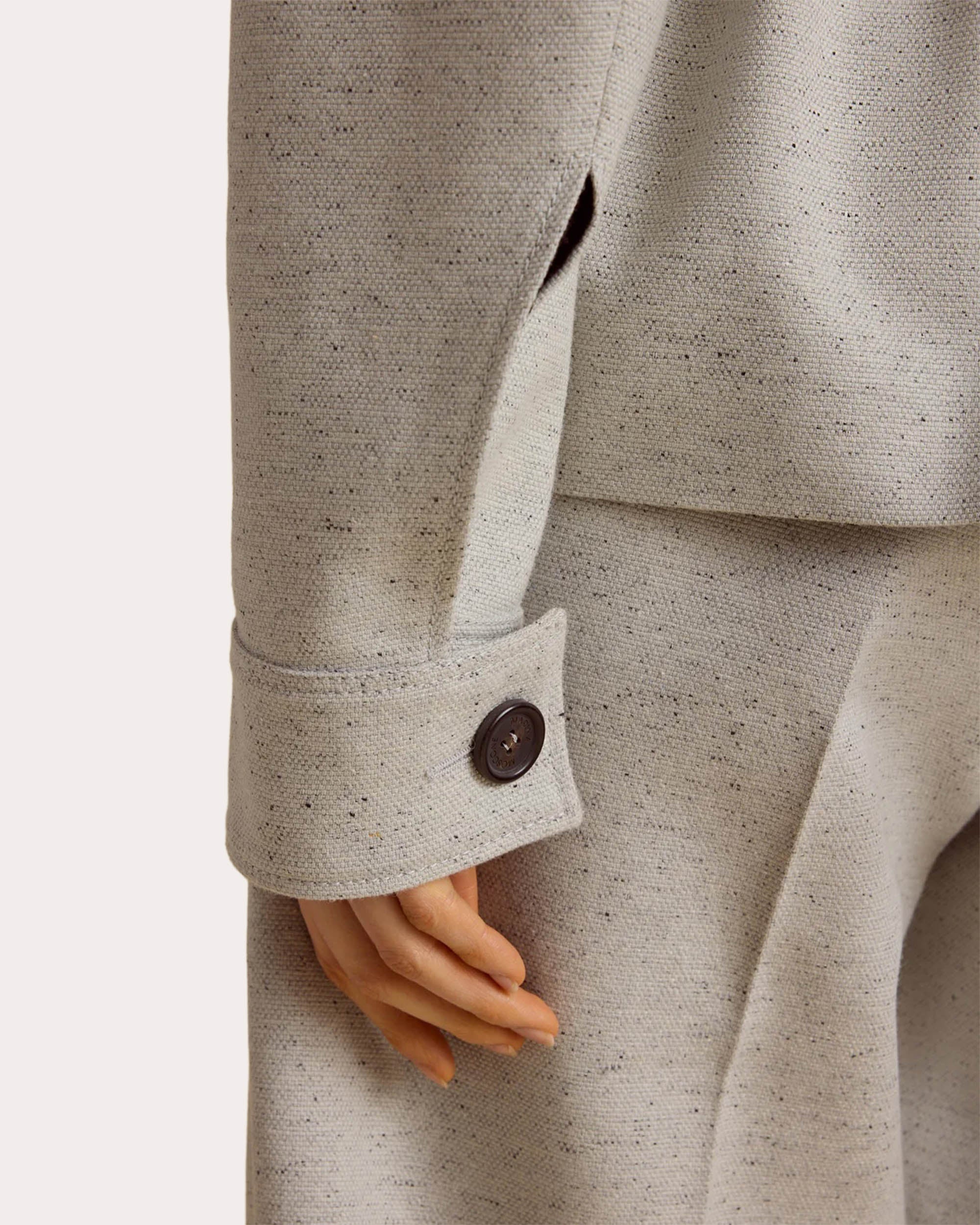 Belted Cocoon Bomber Jacket