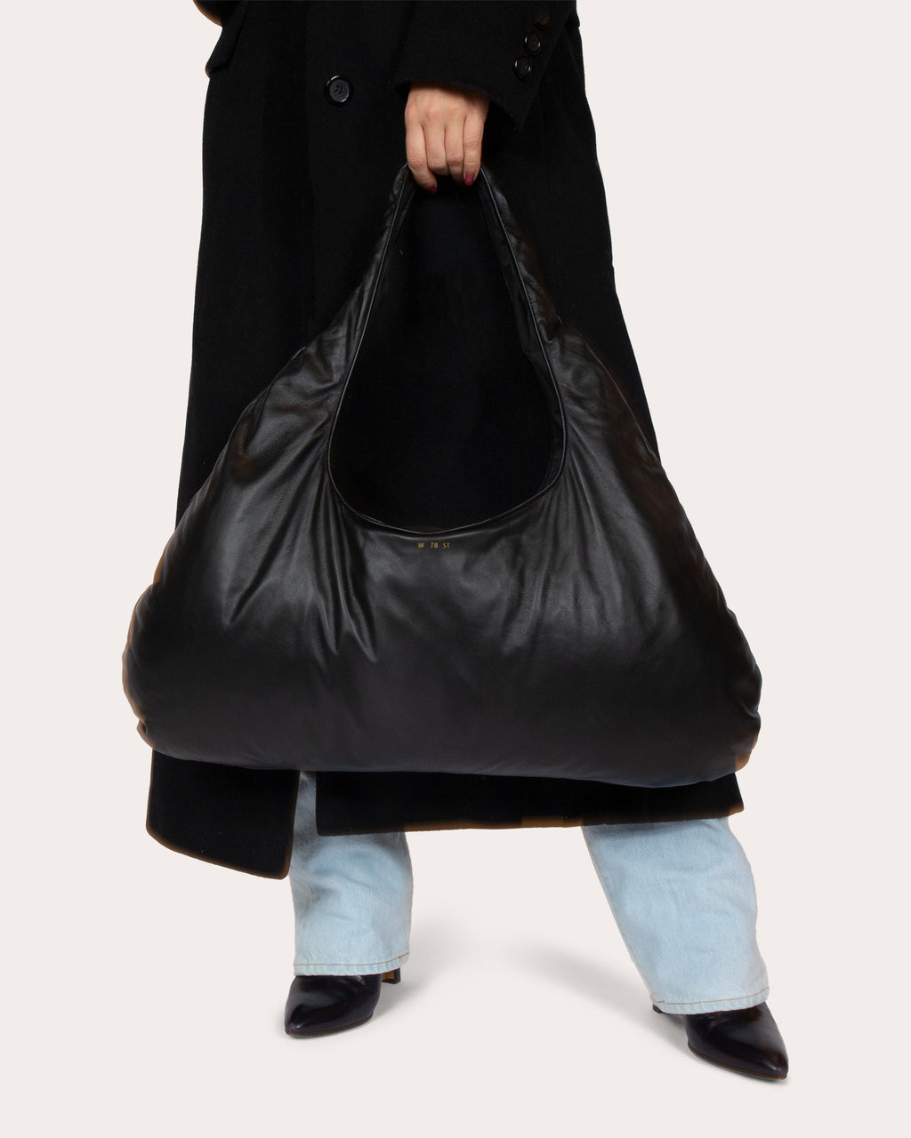 Large Cloud Leather Shoulder Bag