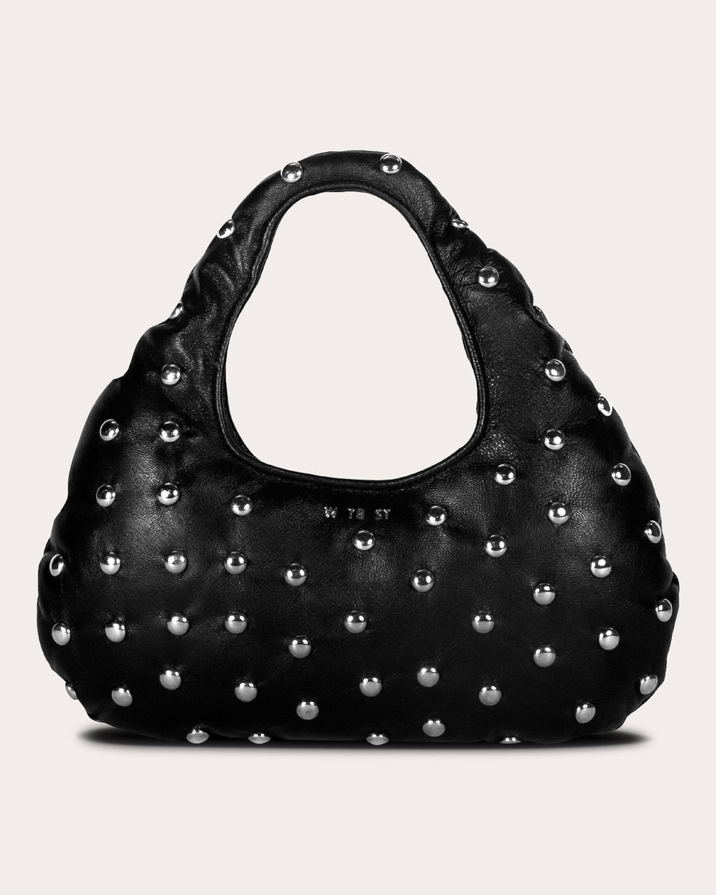 Micro Cloud Studded Leather Tote