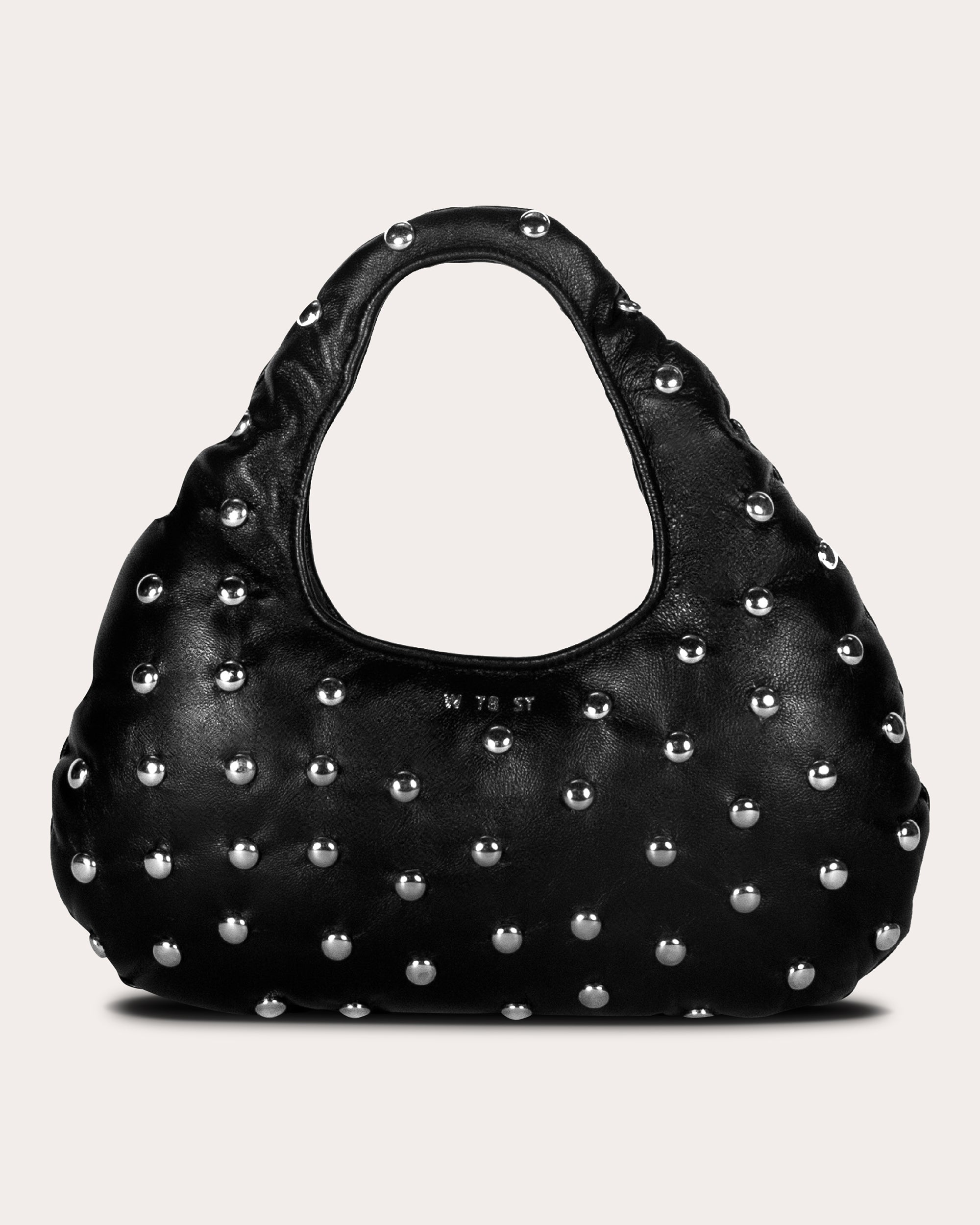 Micro Cloud Studded Leather Tote
