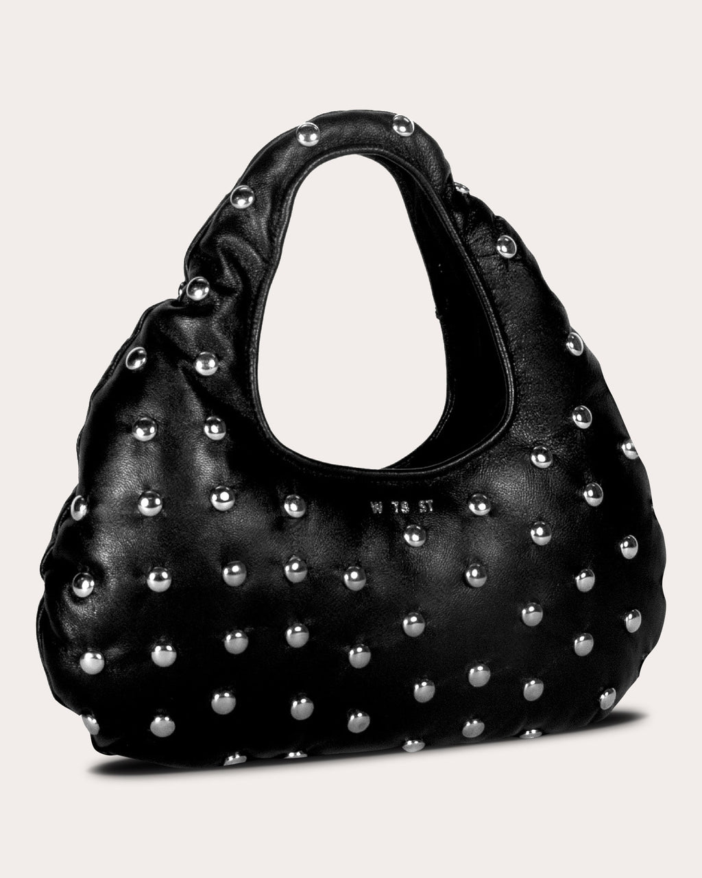 Micro Cloud Studded Leather Tote