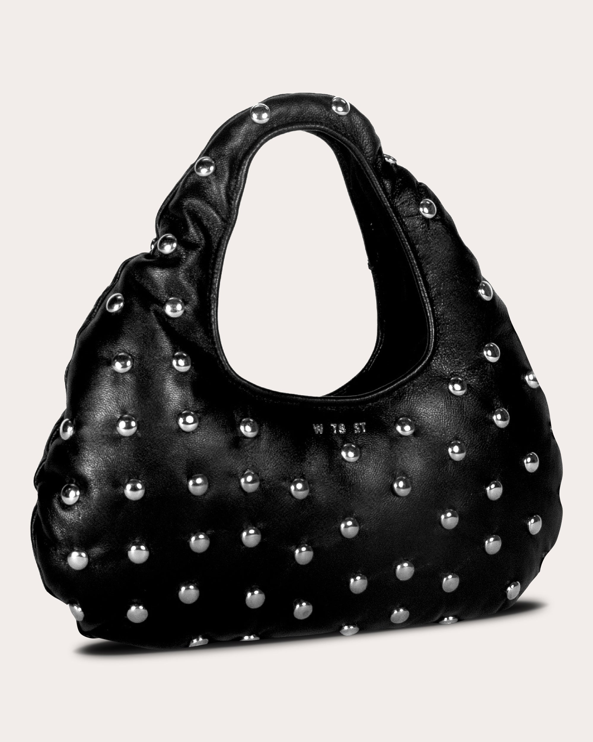 Micro Cloud Studded Leather Tote