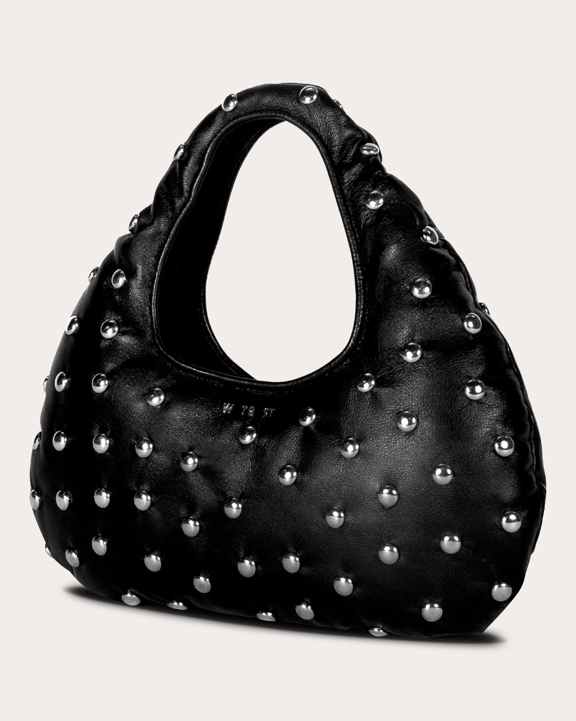 Micro Cloud Studded Leather Tote