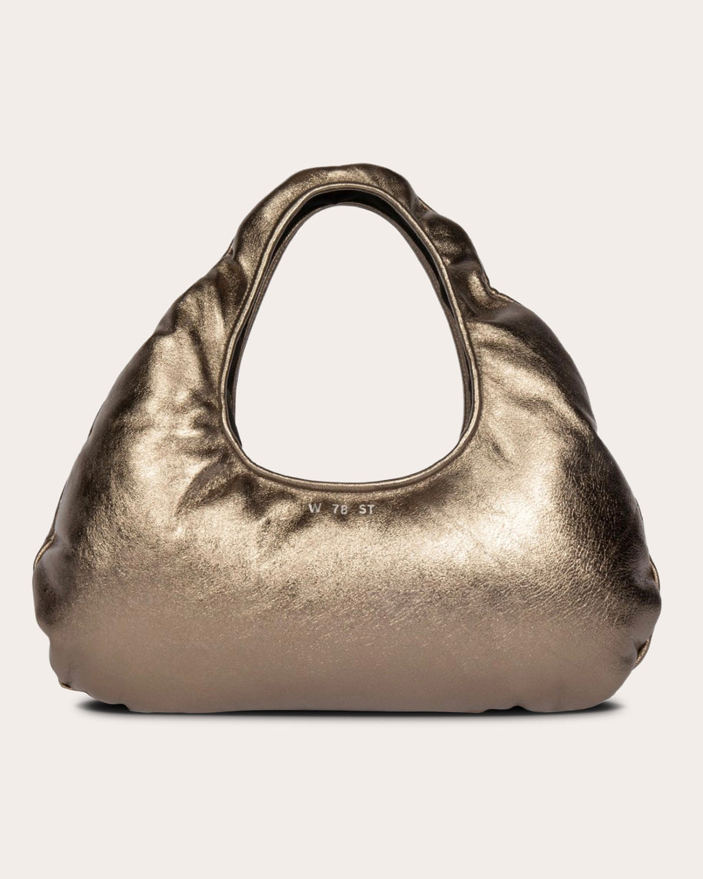 Micro Cloud Metallic Leather Tote