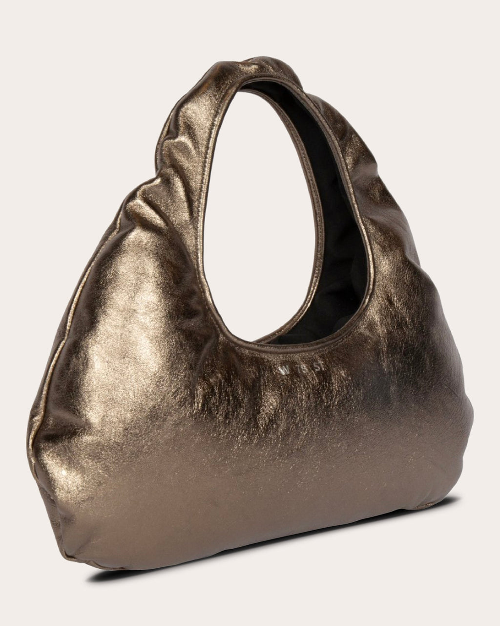 Micro Cloud Metallic Leather Tote