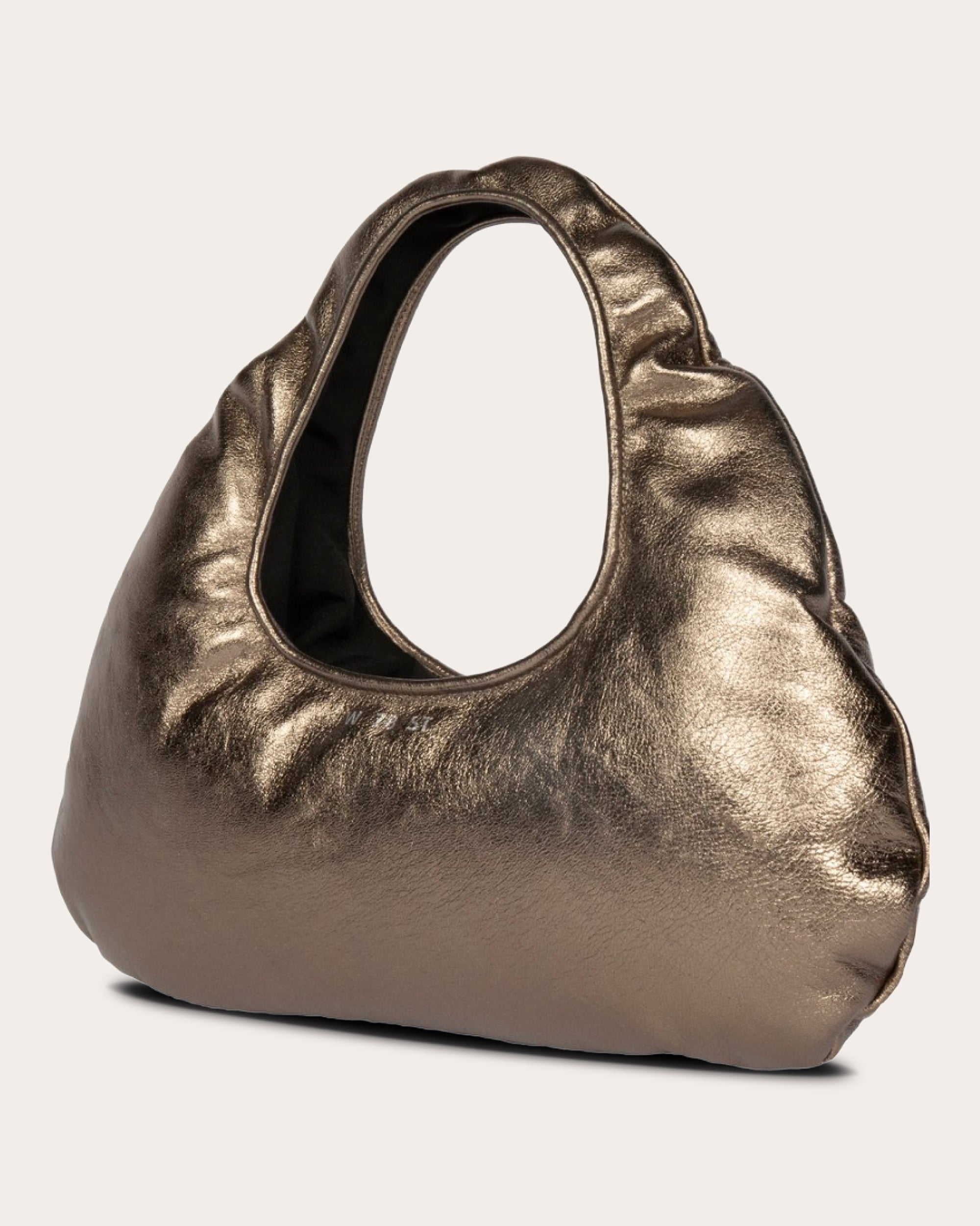Micro Cloud Metallic Leather Tote