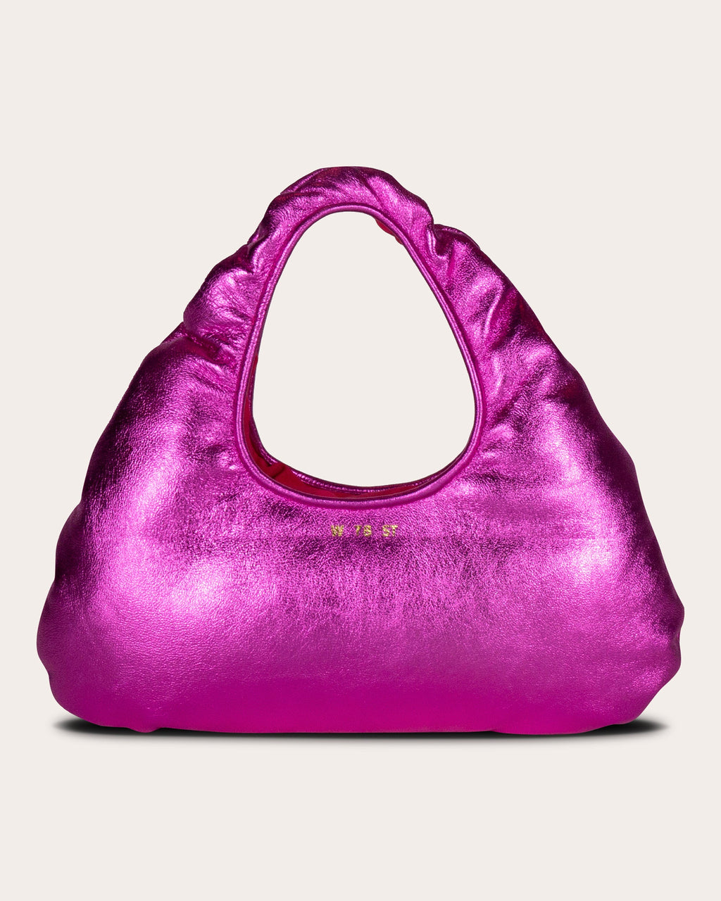 Micro Cloud Metallic Leather Tote