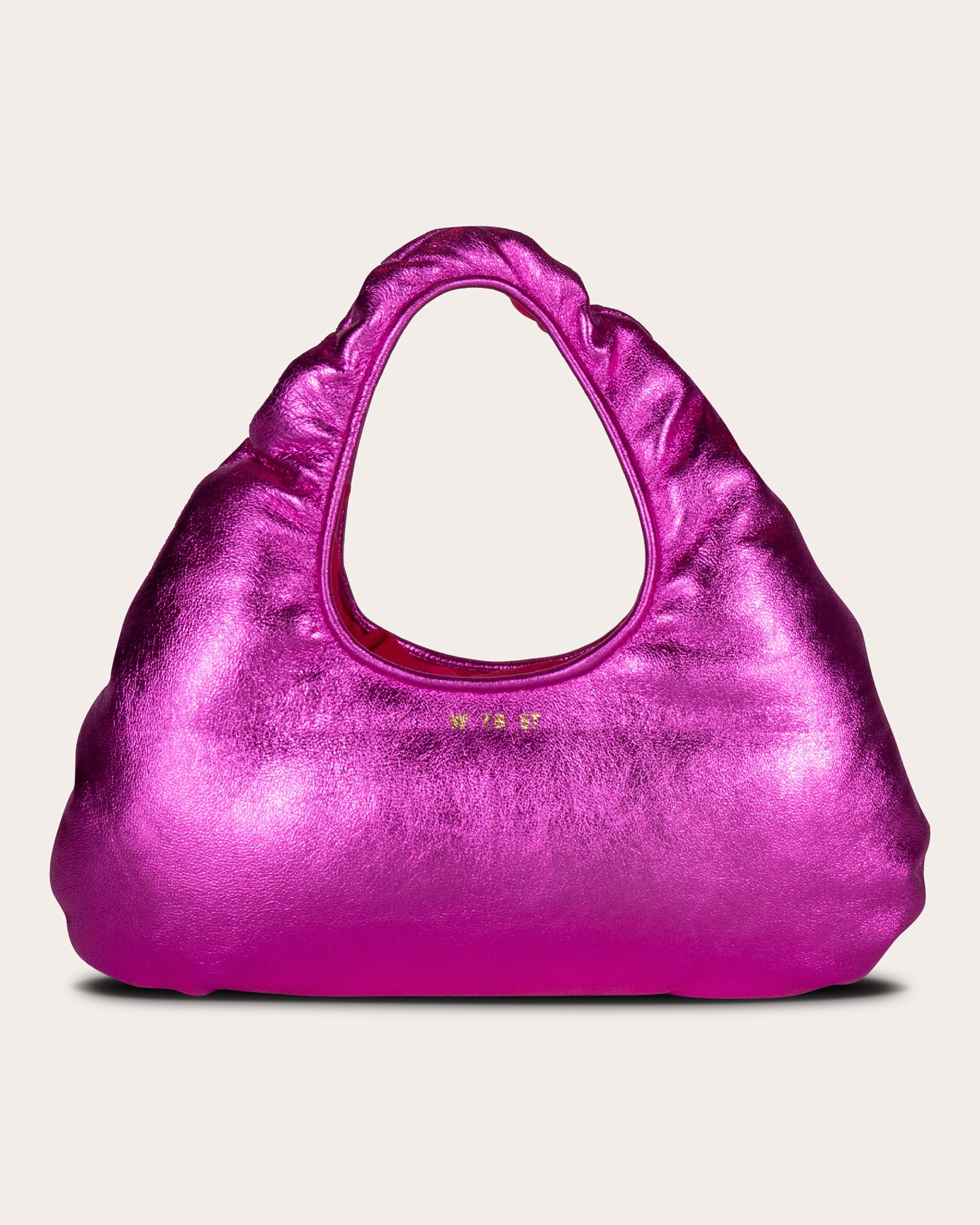 Micro Cloud Metallic Leather Tote