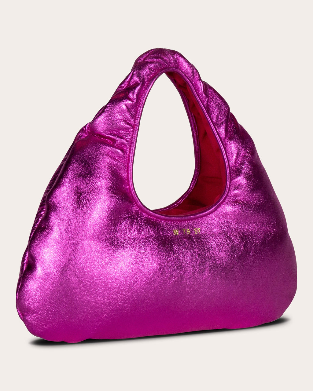 Micro Cloud Metallic Leather Tote
