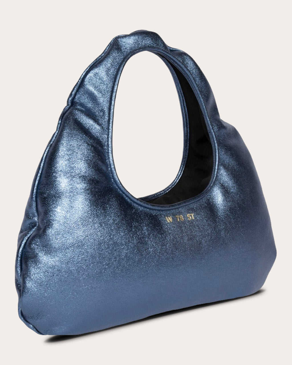 Micro Cloud Metallic Leather Tote