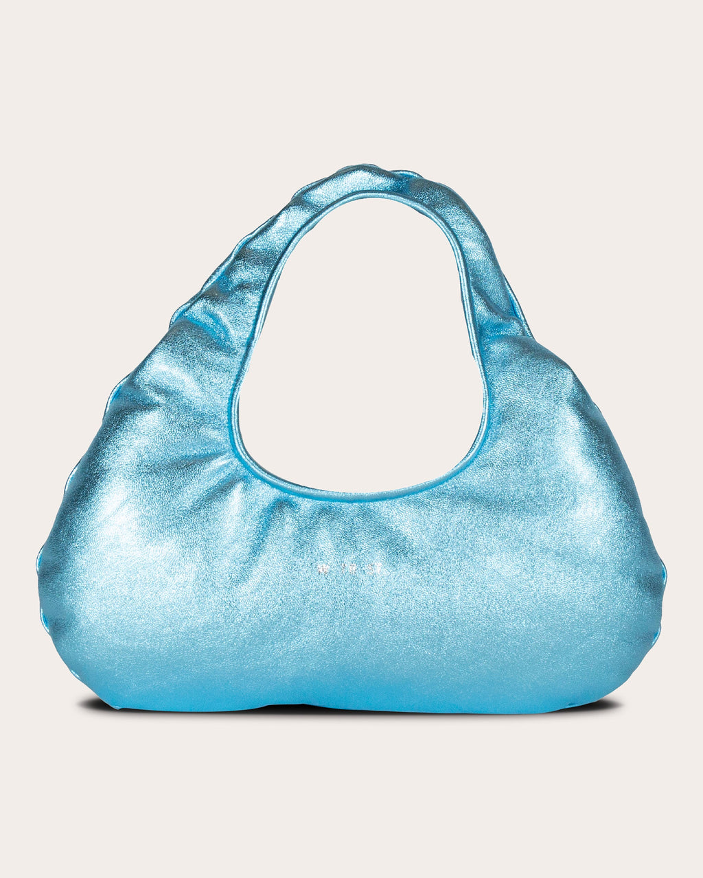 Micro Cloud Pearlescent Leather Tote