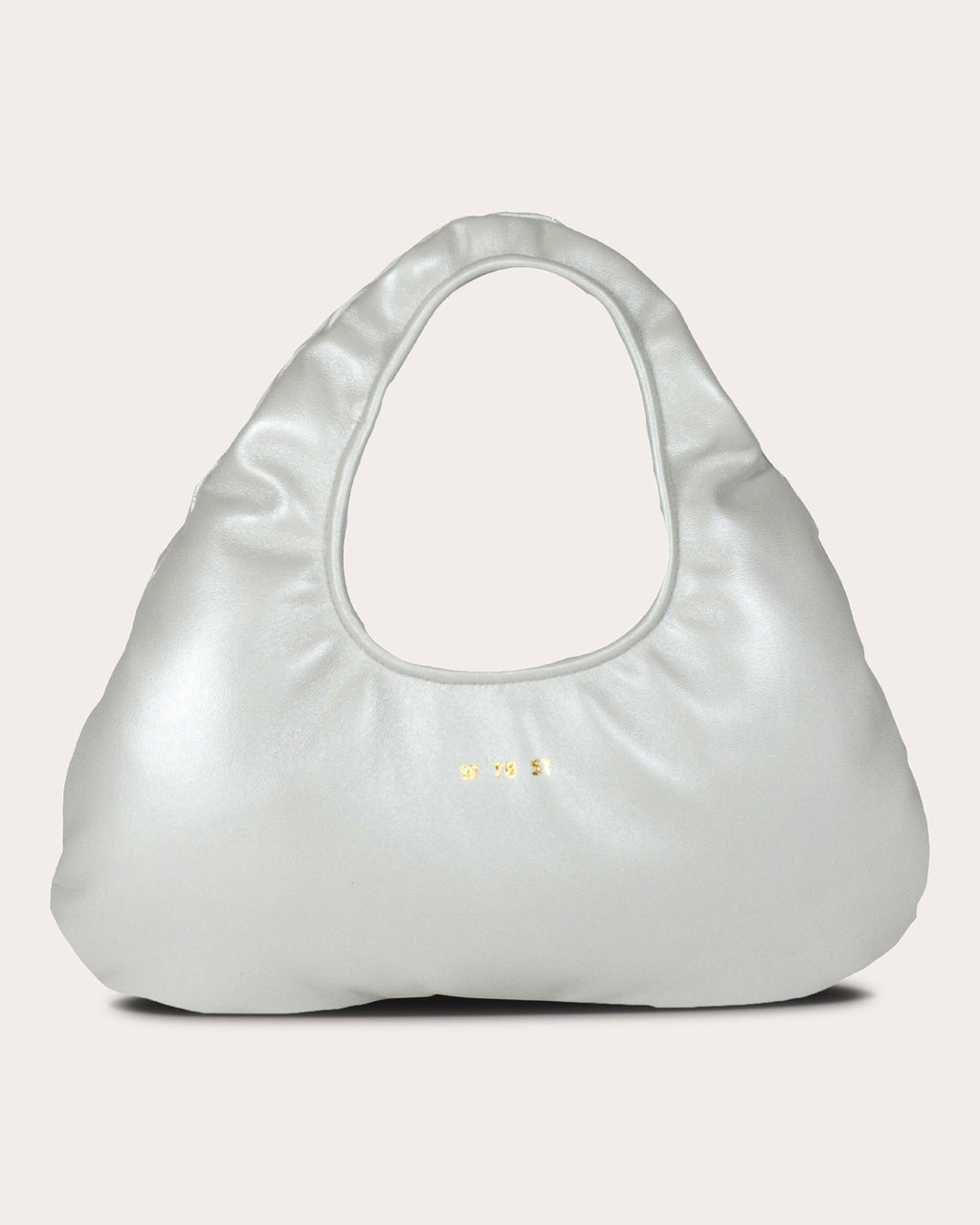 Micro Cloud Pearlescent Leather Tote