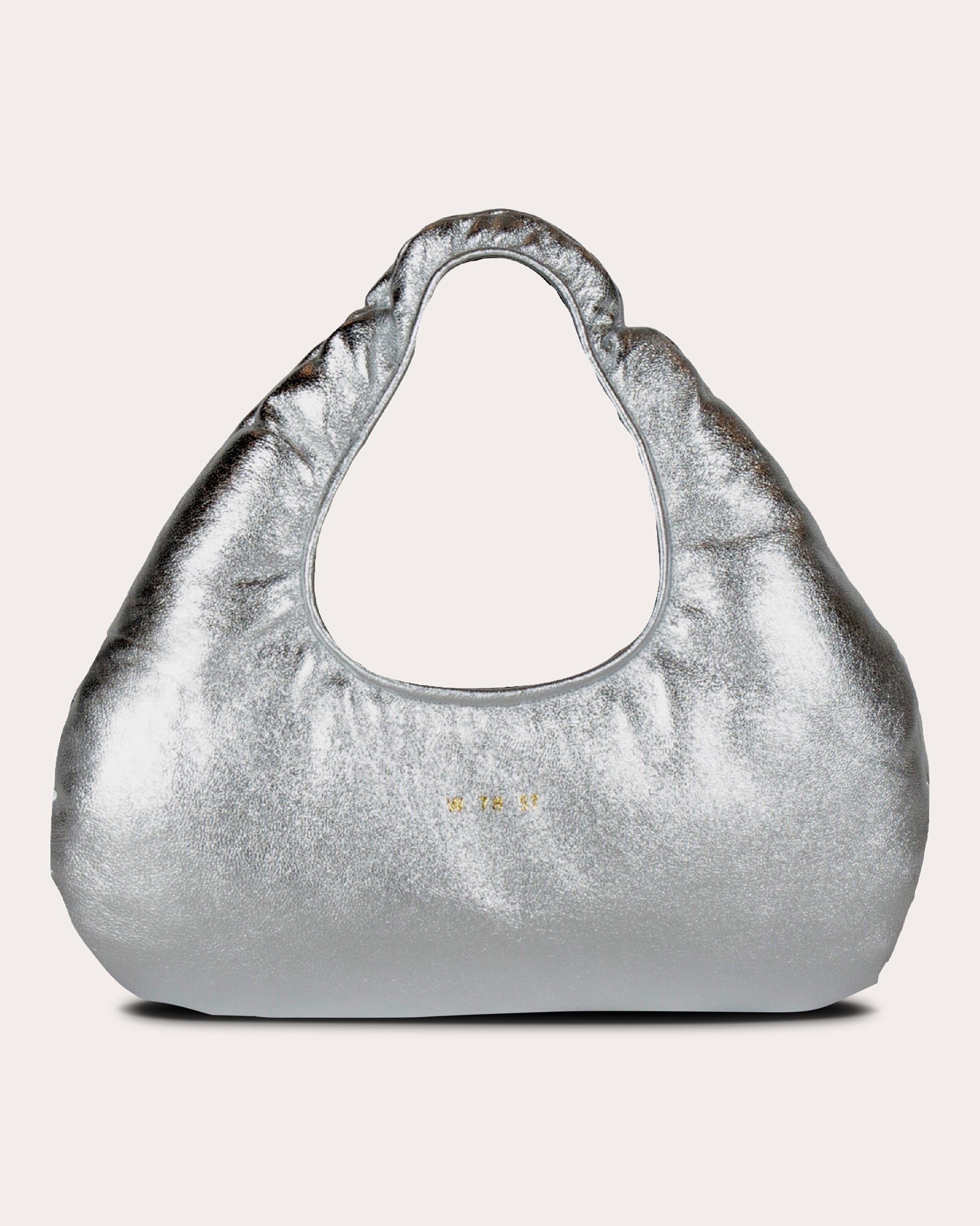 Micro Cloud Metallic Leather Tote