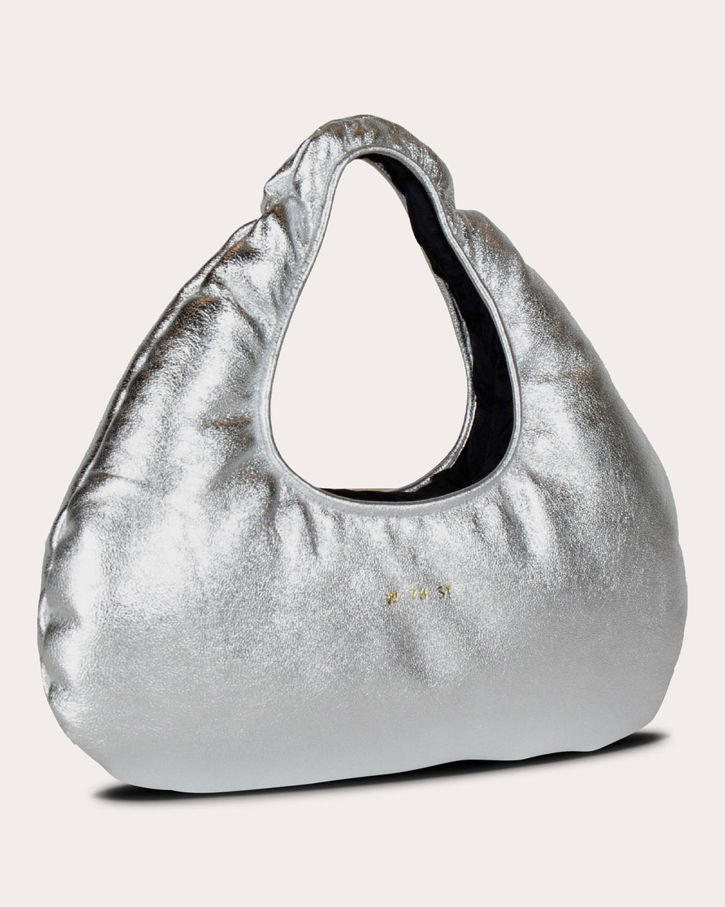 Micro Cloud Metallic Leather Tote