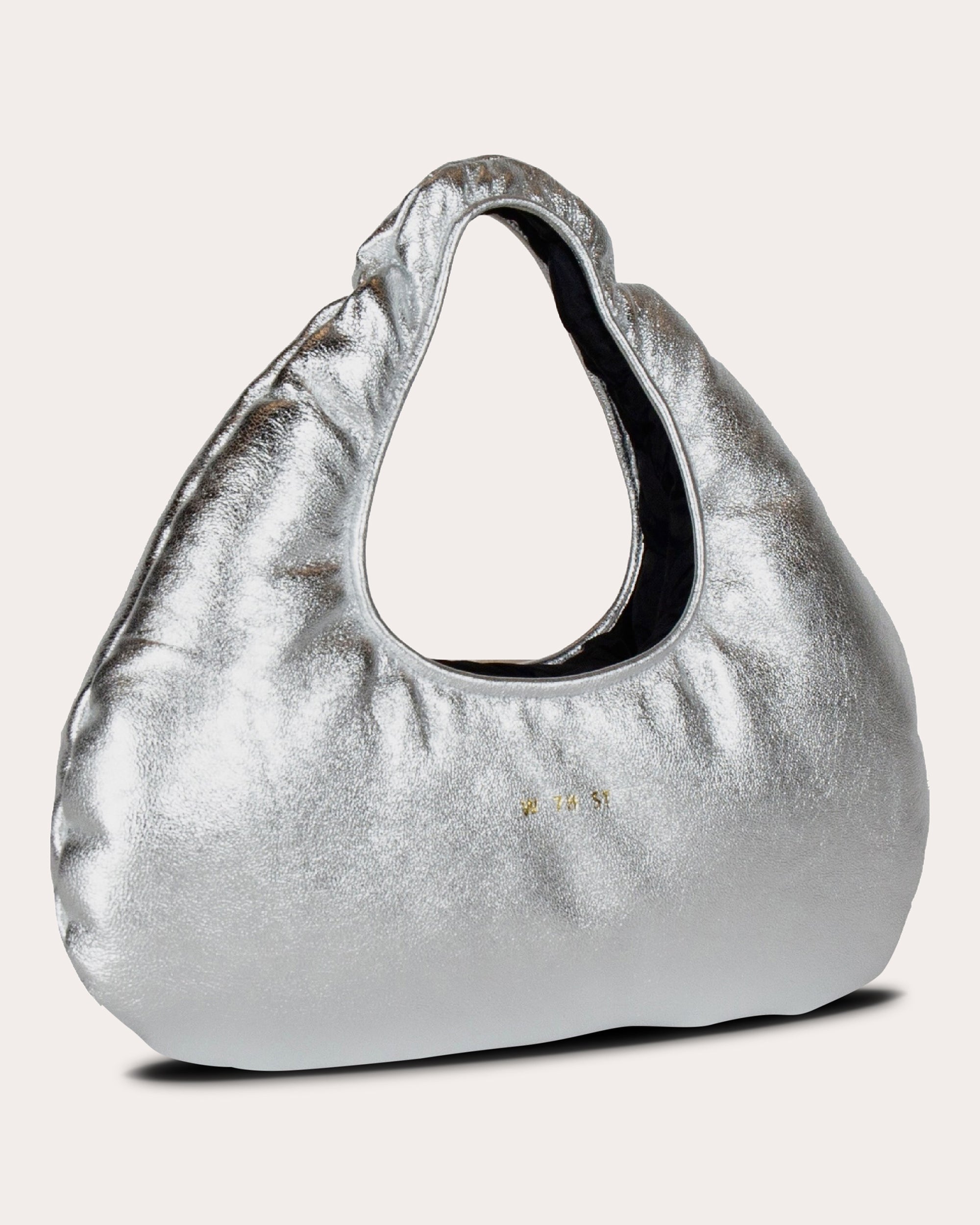 Micro Cloud Metallic Leather Tote