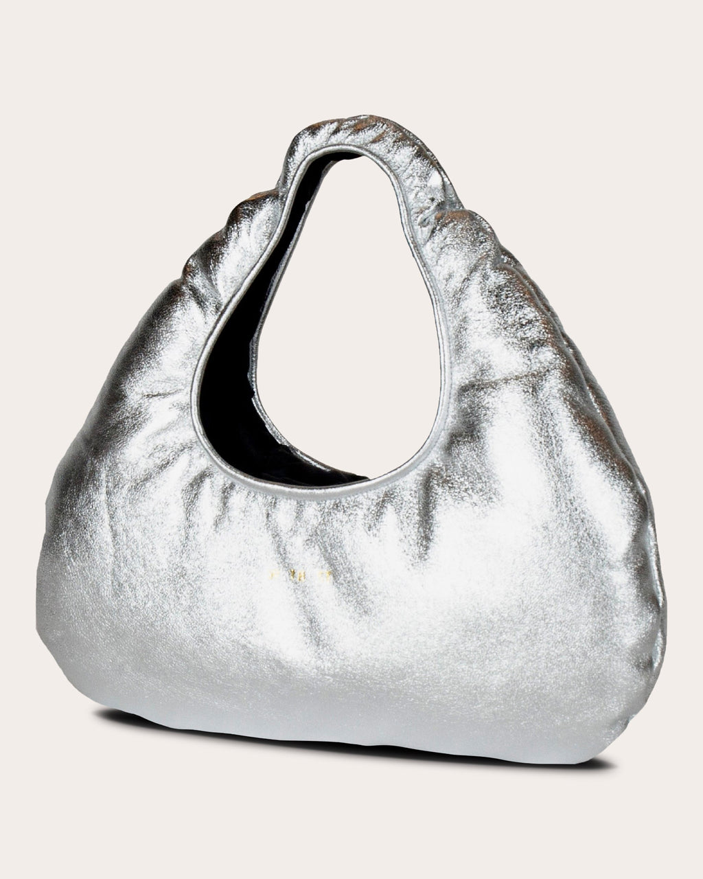 Micro Cloud Metallic Leather Tote