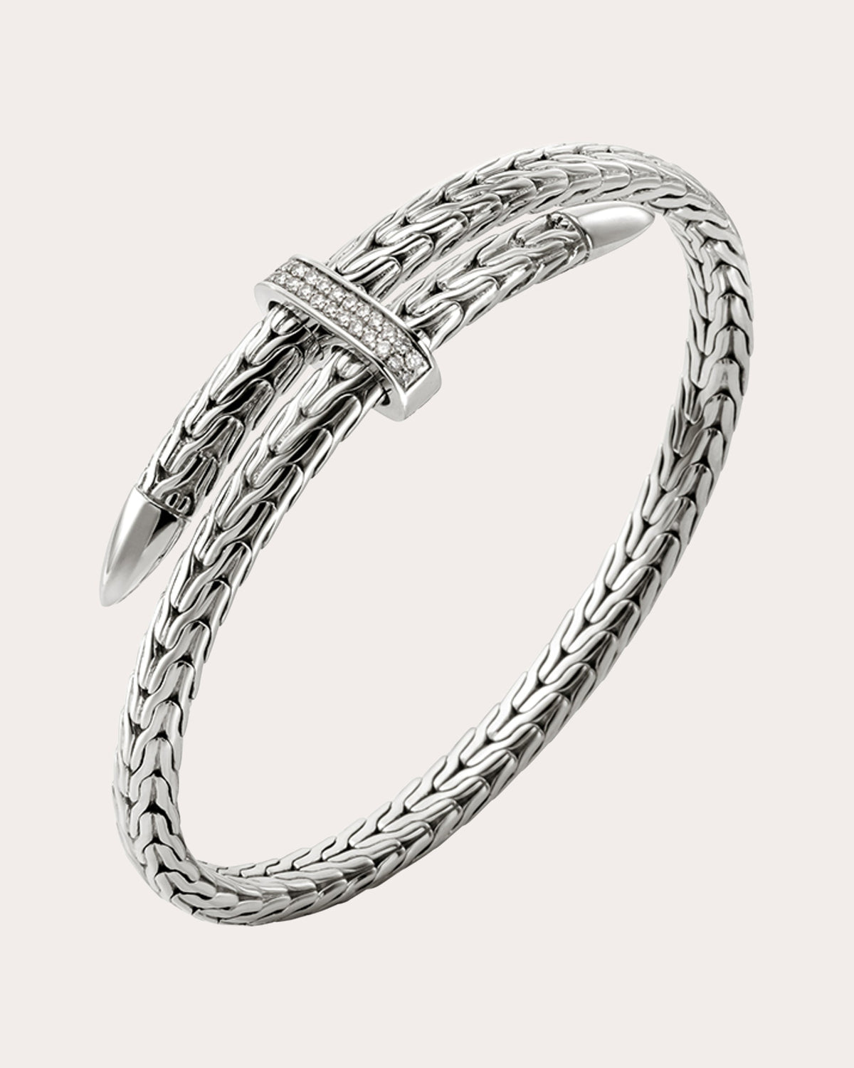 Diamond Spear Pavé Flex Cuff