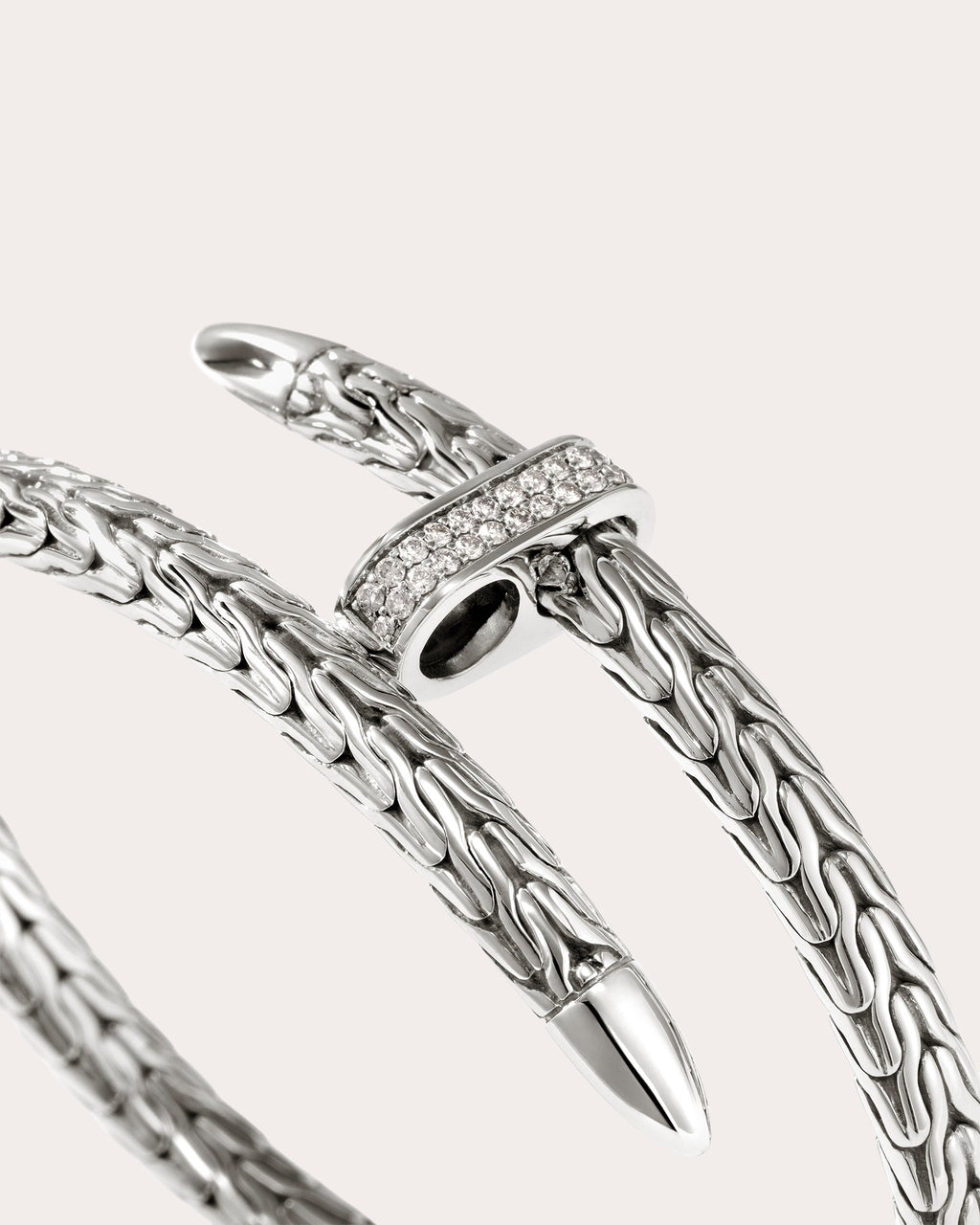 Diamond Spear Pavé Flex Cuff