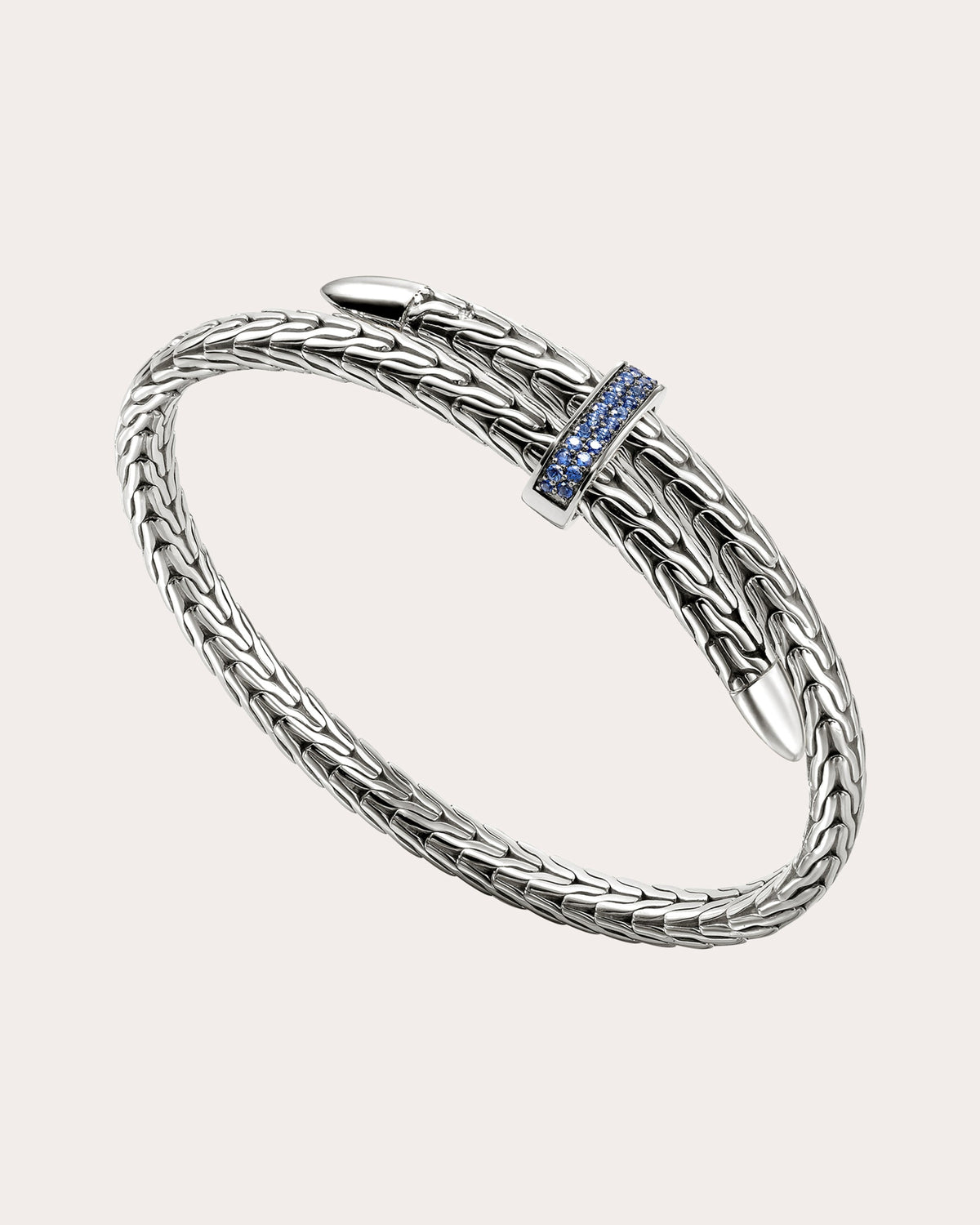 Blue Sapphire Spear Flex Cuff