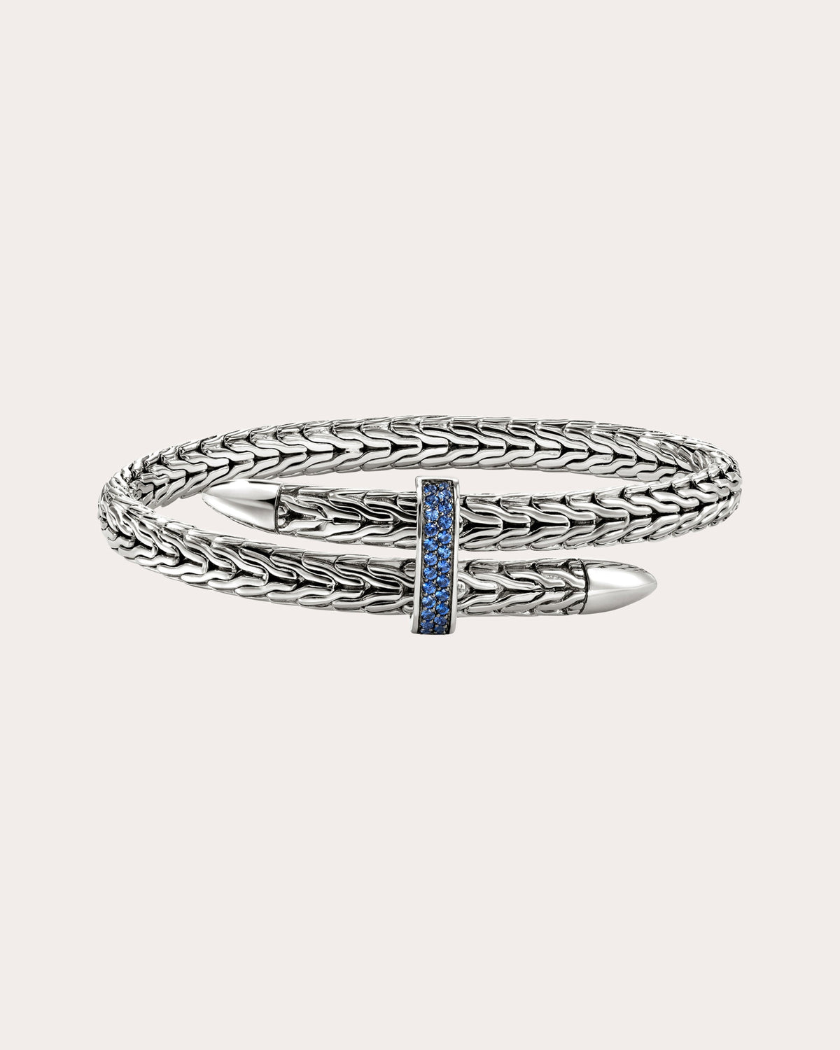 Blue Sapphire Spear Flex Cuff