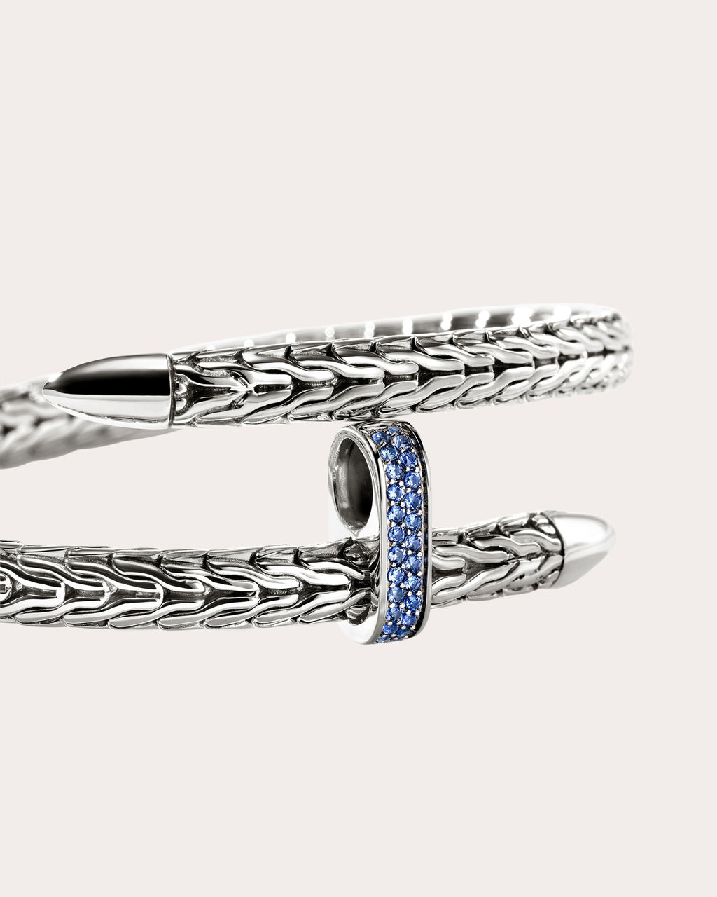 Blue Sapphire Spear Flex Cuff