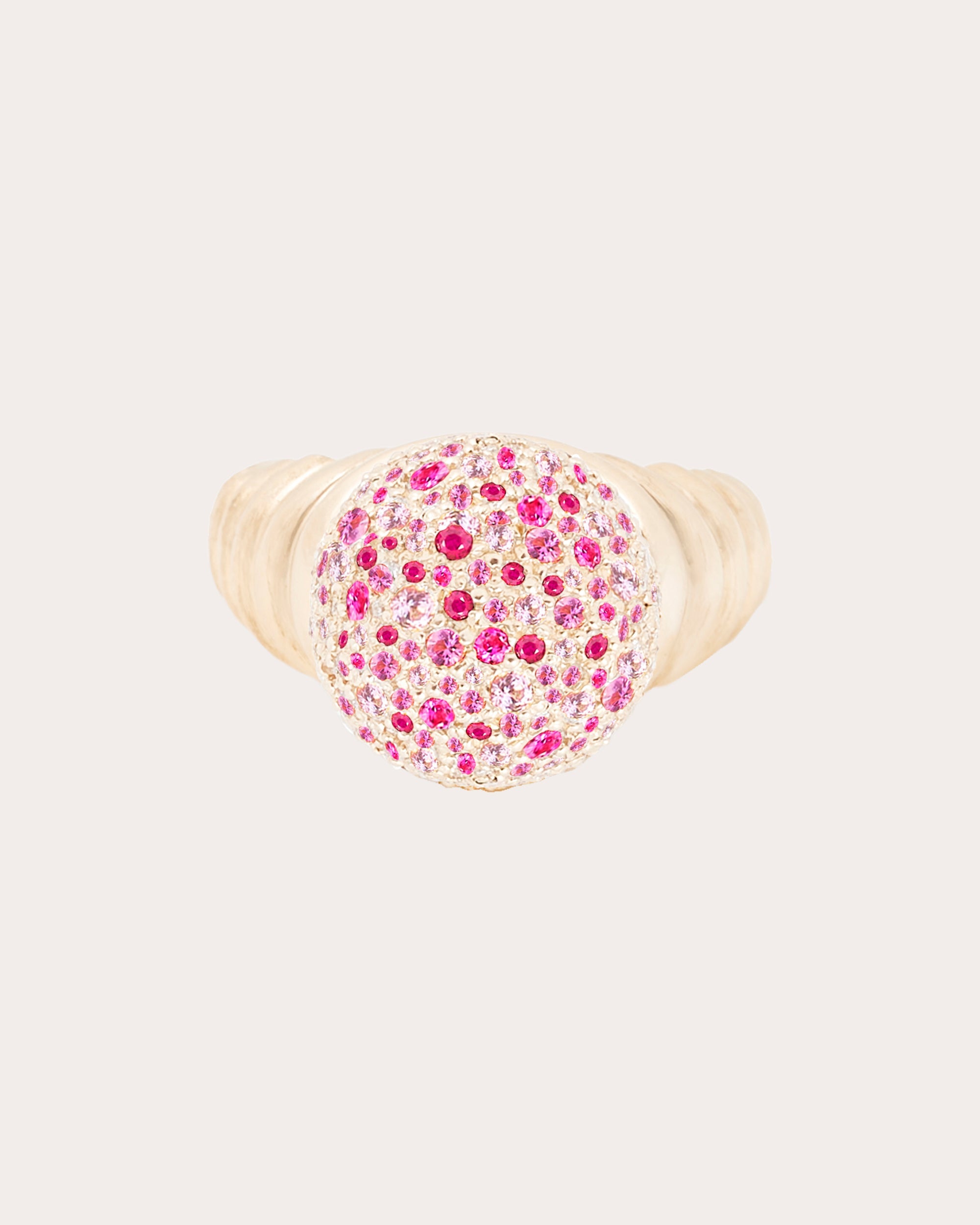 Pink Sapphire & 14k Gold Revel Bobble Ring