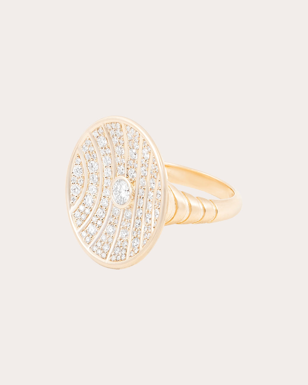 Diamond Revel Large Dimensional Ring