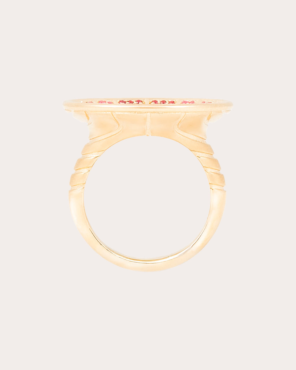 Ruby & Pink Sapphire Revel Large Dimensional Ring