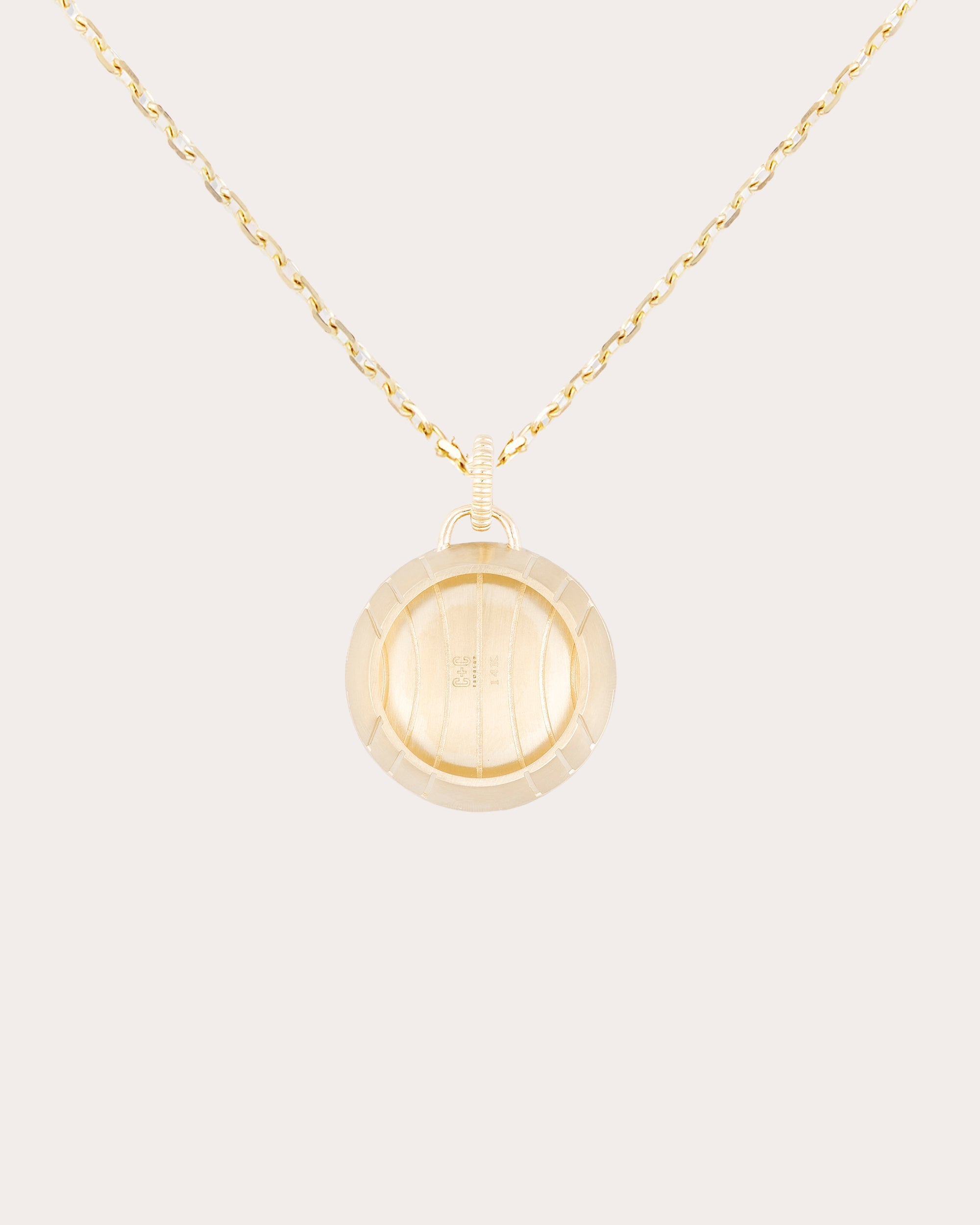 Multicolor Gemstone & 14k Gold Large Revel Pendant Necklace