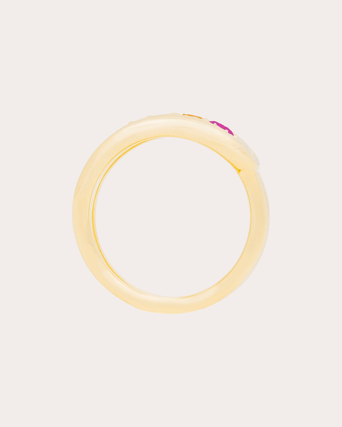Multicolor Sapphire Found Nest Bypass Ring