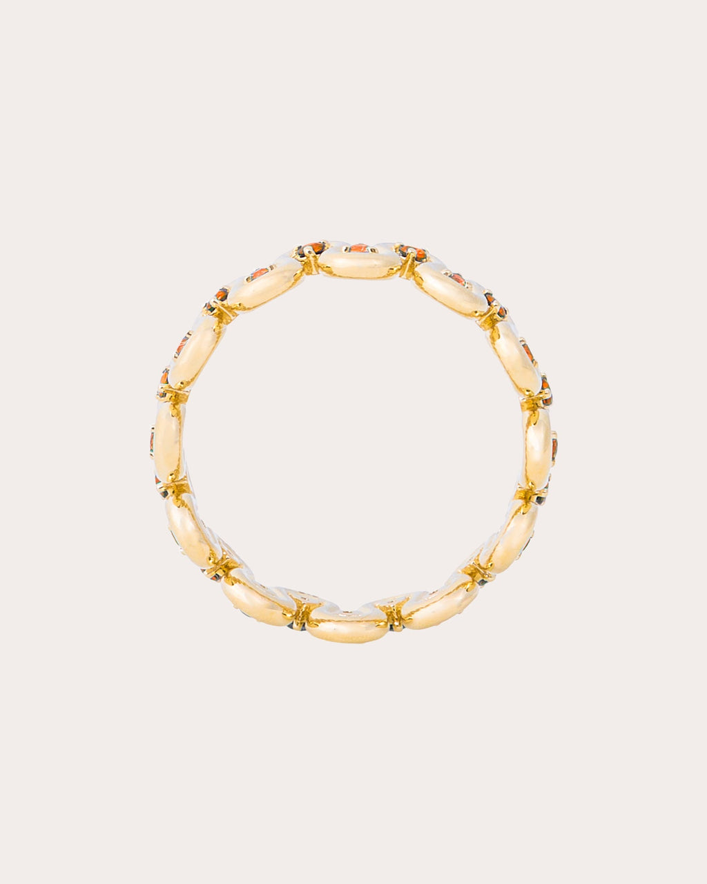 Multicolor Sapphire Found Squiggle Ring