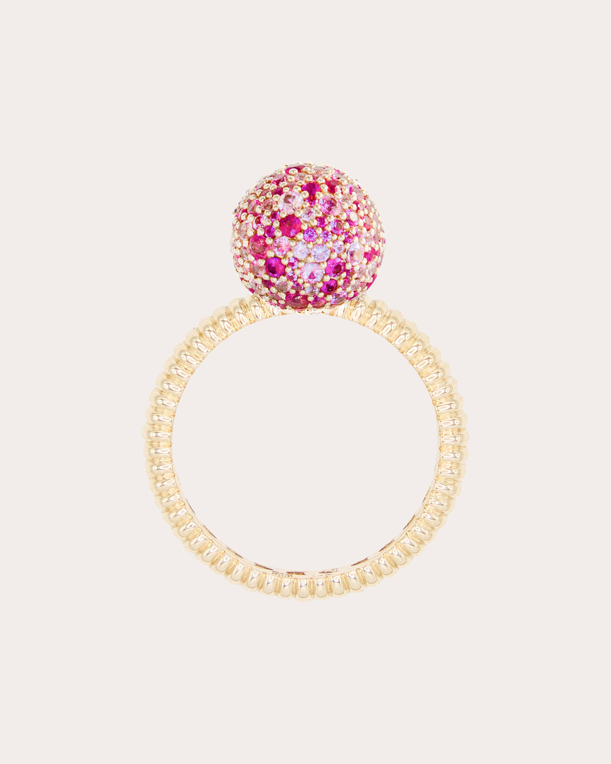 Pink Sapphire Revel Medium Bobble Ring