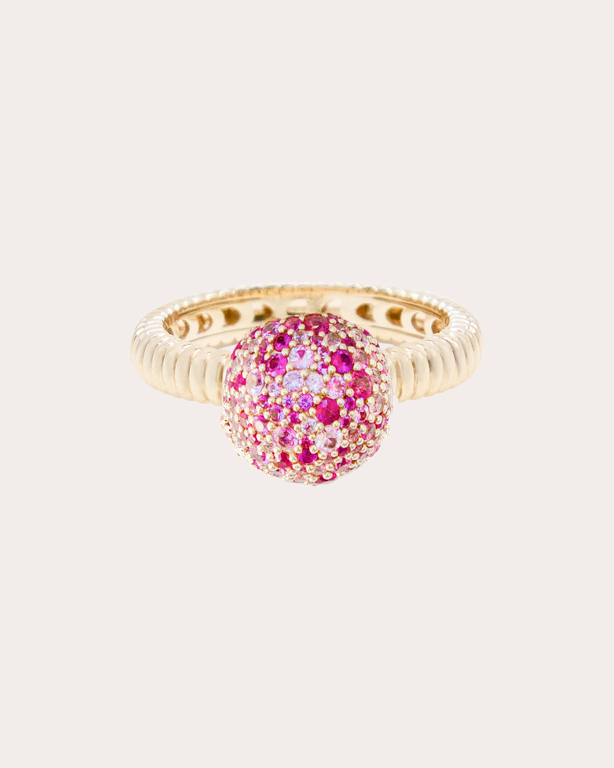 Pink Sapphire Revel Medium Bobble Ring