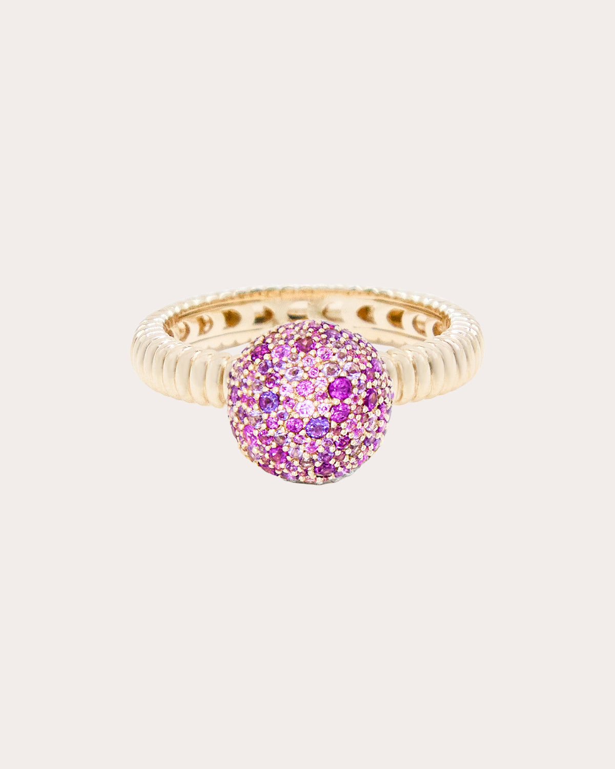 Amethyst Revel Medium Bobble Ring