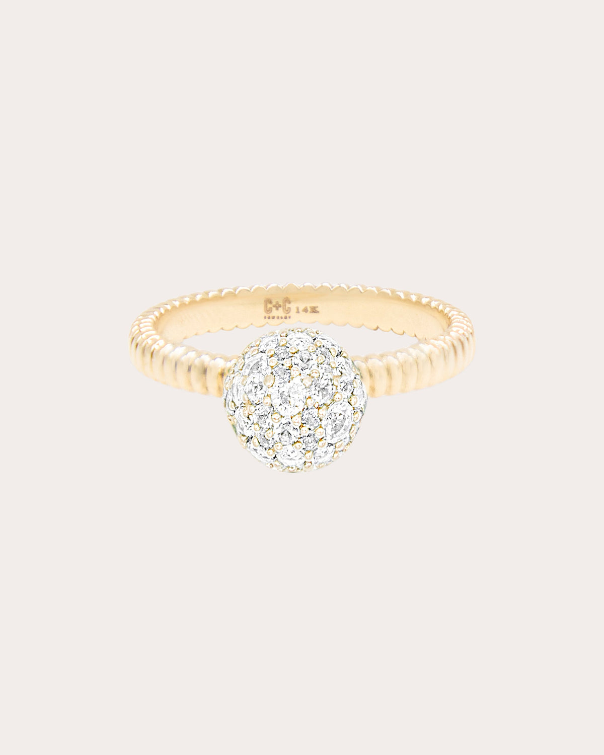 Diamond Revel Small Bobble Ring
