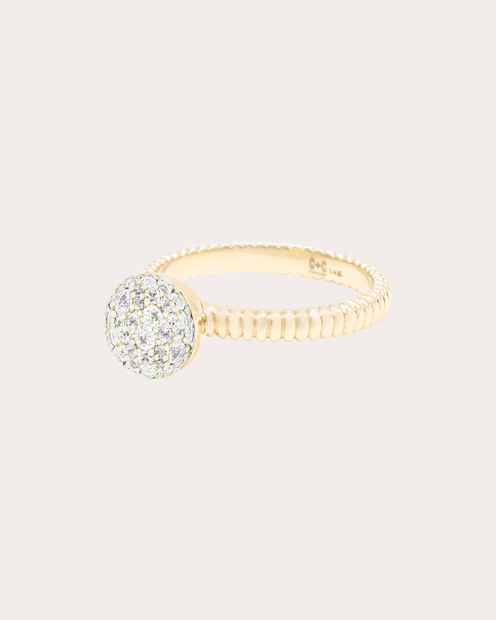 Diamond Revel Small Bobble Ring