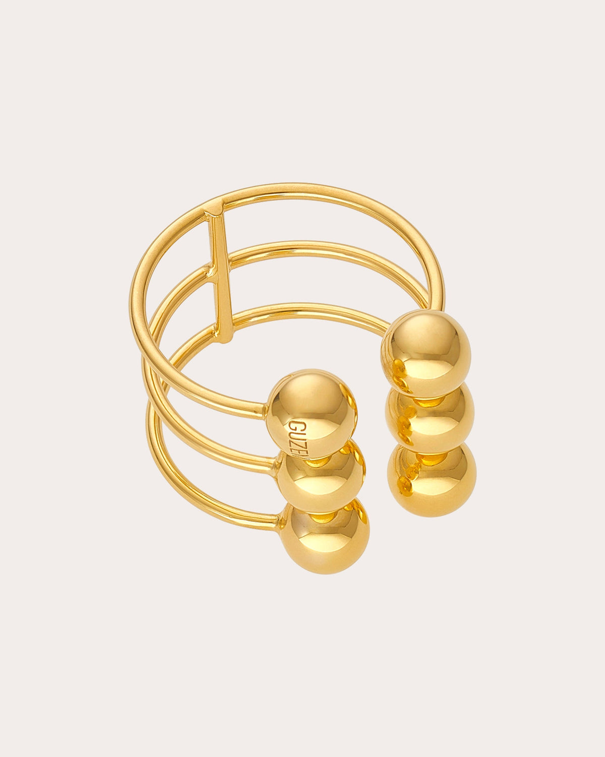 18k Gold Multi Orb Ring