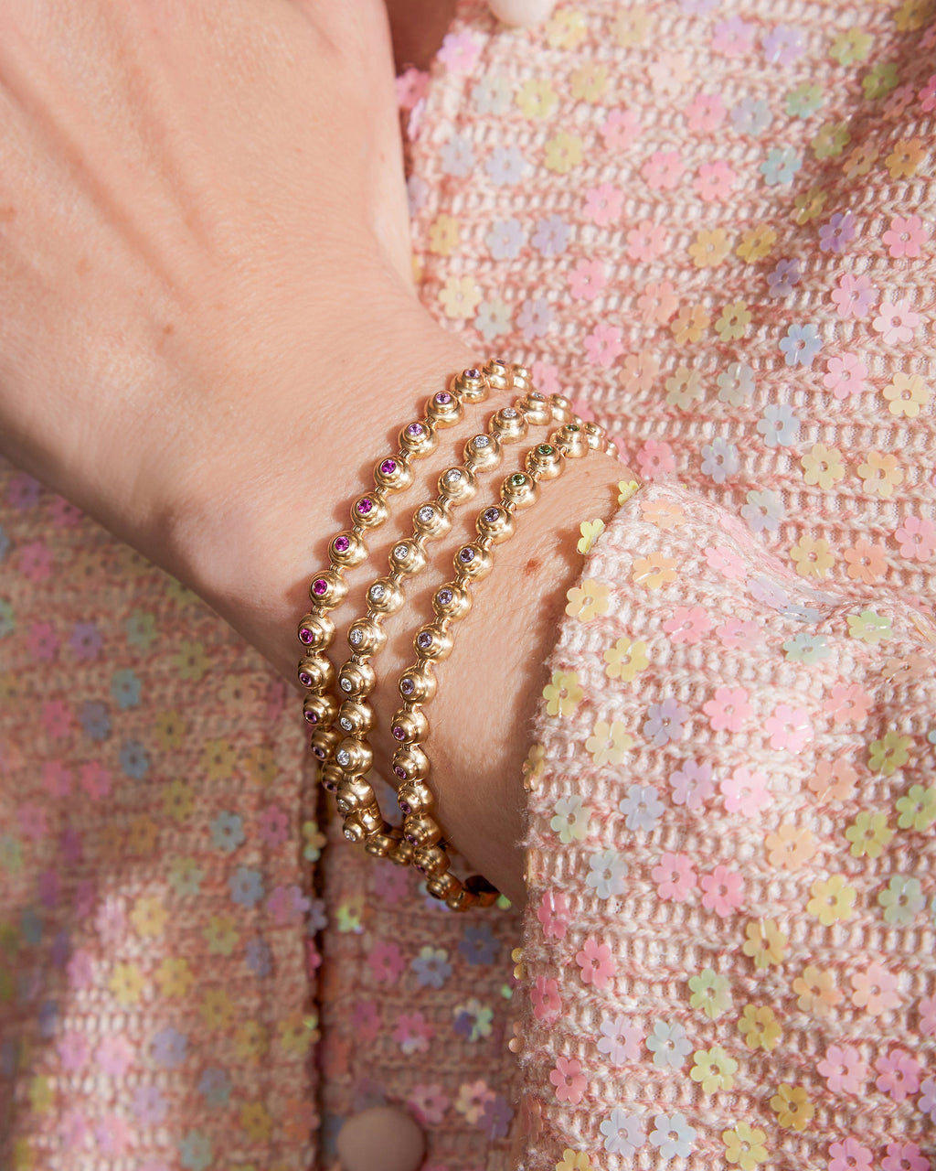 Diamond & 14k Gold Evolve Link Bracelet