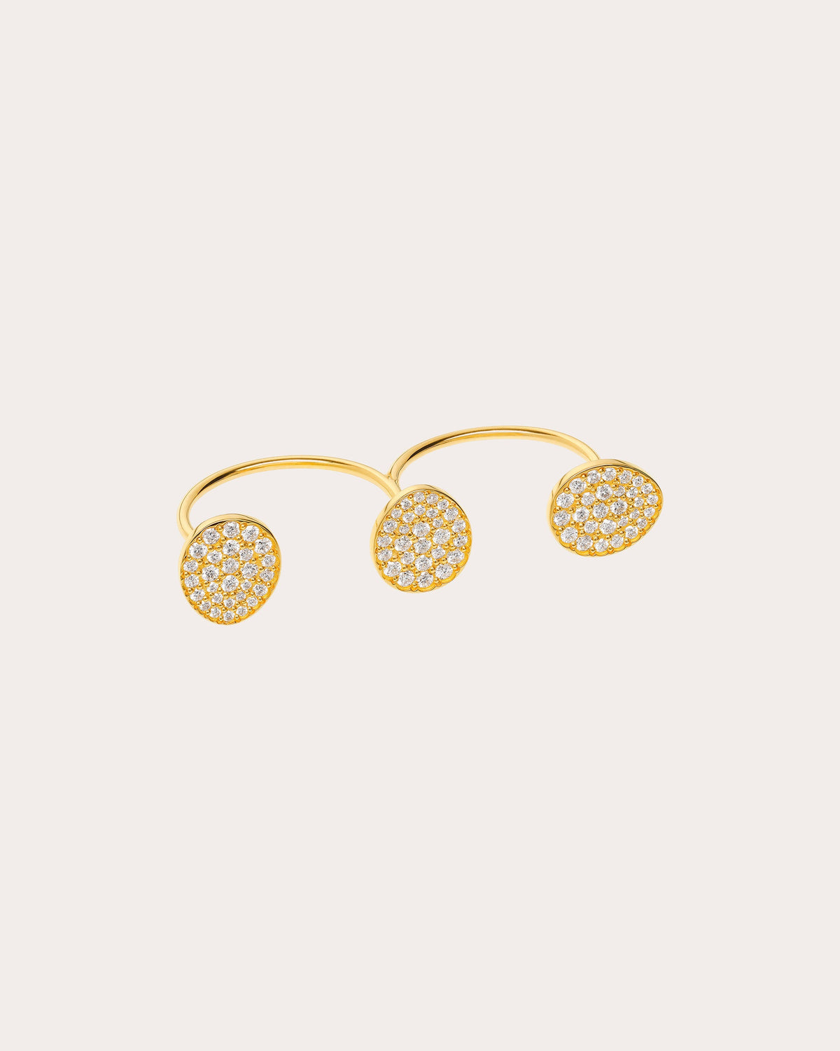 Diamond Trio Flat Ring
