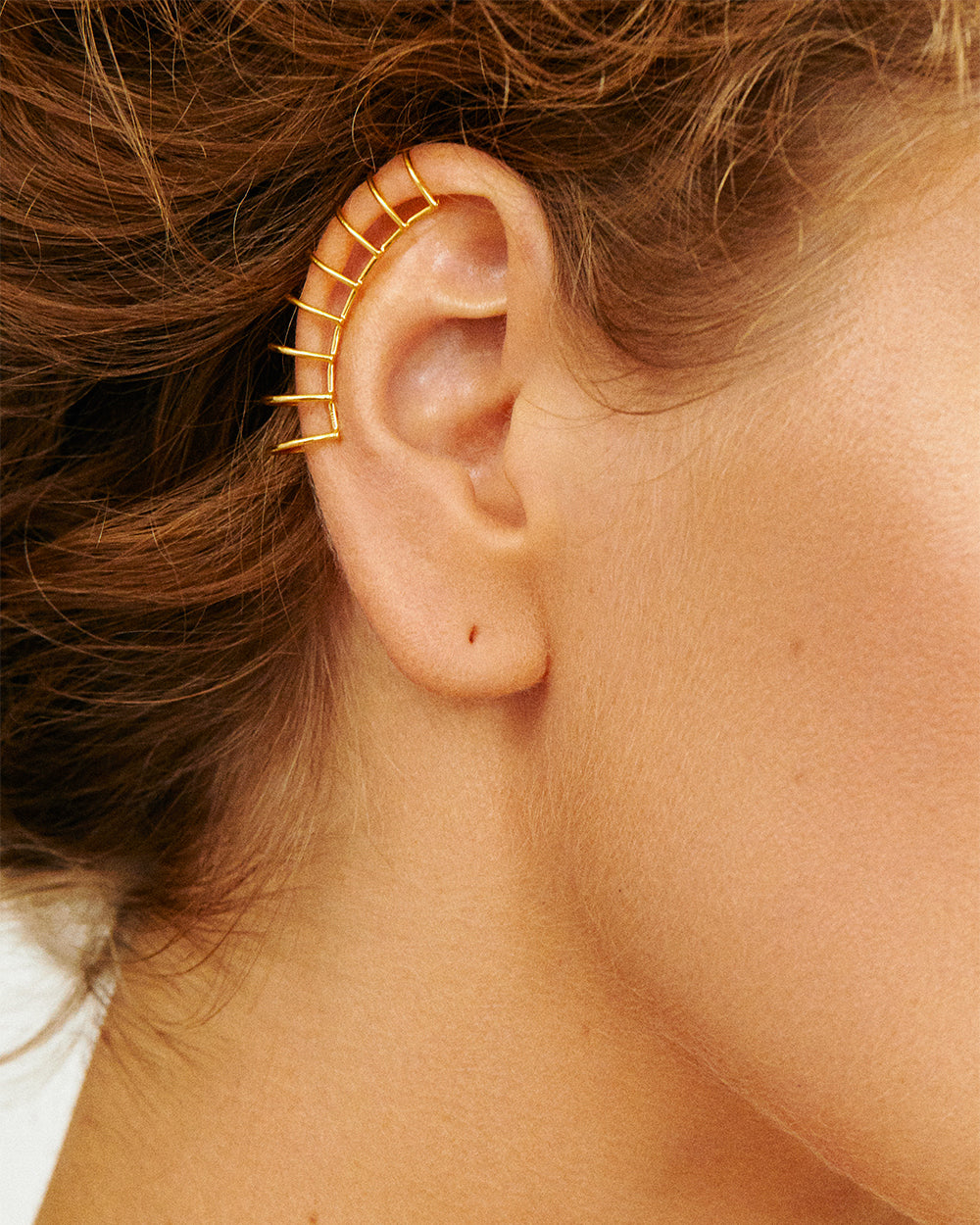 18k Gold Serenity Ear Cuff