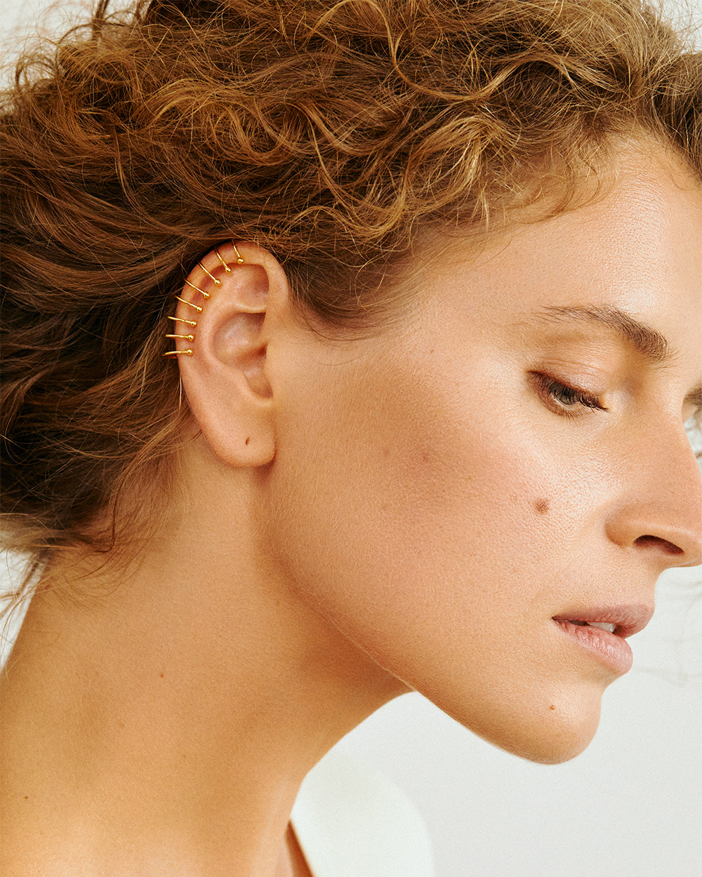 18k Gold Serenity Ear Cuff