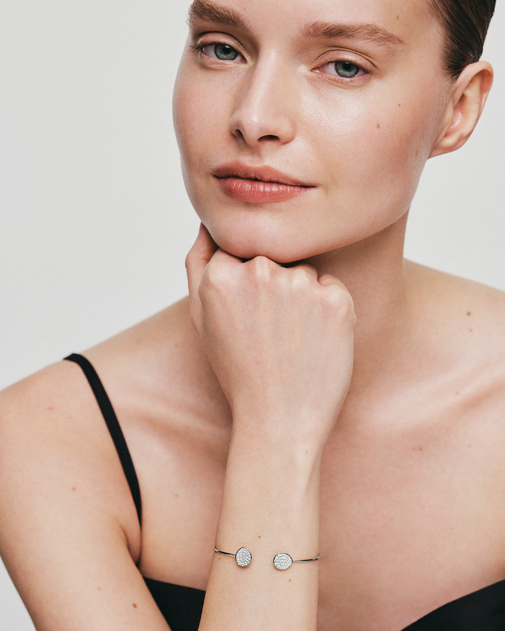 Diamond Flats Cuff Bracelet